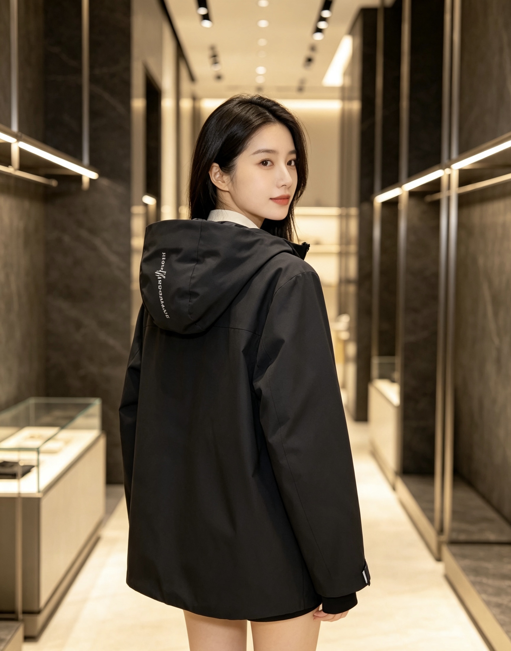 Moncler 蒙口 2026秋冬新款GORE‑TEX连帽羽绒服冲锋衣，90新国标白鸭绒，全套原版五金辅料，压胶防水拉链