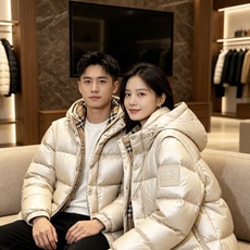 Burberry 巴宝莉 2026秋冬新款可拆卸连帽羽绒服,甄选90新国标白鸭绒填充,绒朵蓬松,御寒保暖。全套原版五金辅 Burberry 巴宝莉 2026秋冬新款可拆卸连帽羽绒服,甄选90新国标白鸭绒填充,绒朵蓬松,御寒保暖。全套原版五金辅