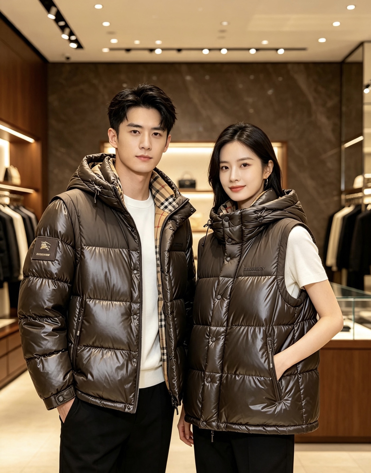 Burberry 巴宝莉 2026秋冬新款可拆卸连帽羽绒服,甄选90新国标白鸭绒填充,绒朵蓬松,御寒保暖。全套原版五金辅 Burberry 巴宝莉 2026秋冬新款可拆卸连帽羽绒服,甄选90新国标白鸭绒填充,绒朵蓬松,御寒保暖。全套原版五金辅