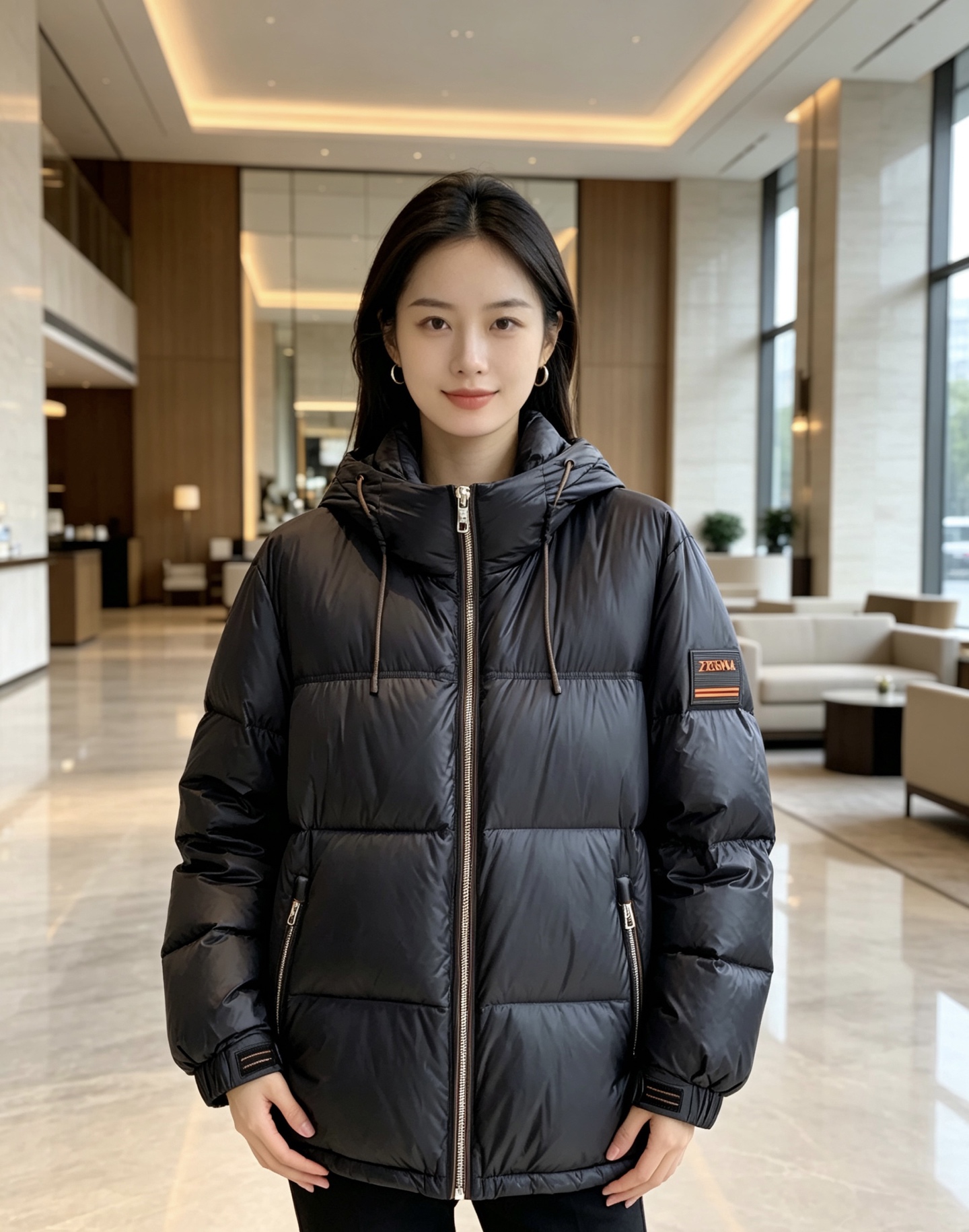 Zegna 杰尼亚 2026秋冬新款连帽羽绒服,甄选90新国标白鸭绒填充,绒朵饱满,御寒锁温。全套原版五金辅料,拉链、抽 Zegna 杰尼亚 2026秋冬新款连帽羽绒服,甄选90新国标白鸭绒填充,绒朵饱满,御寒锁温。全套原版五金辅料,拉链、抽