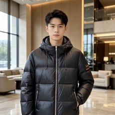 Zegna 杰尼亚 2026秋冬新款连帽羽绒服,甄选90新国标白鸭绒填充,绒朵饱满,御寒锁温。全套原版五金辅料,拉链、抽 Zegna 杰尼亚 2026秋冬新款连帽羽绒服,甄选90新国标白鸭绒填充,绒朵饱满,御寒锁温。全套原版五金辅料,拉链、抽