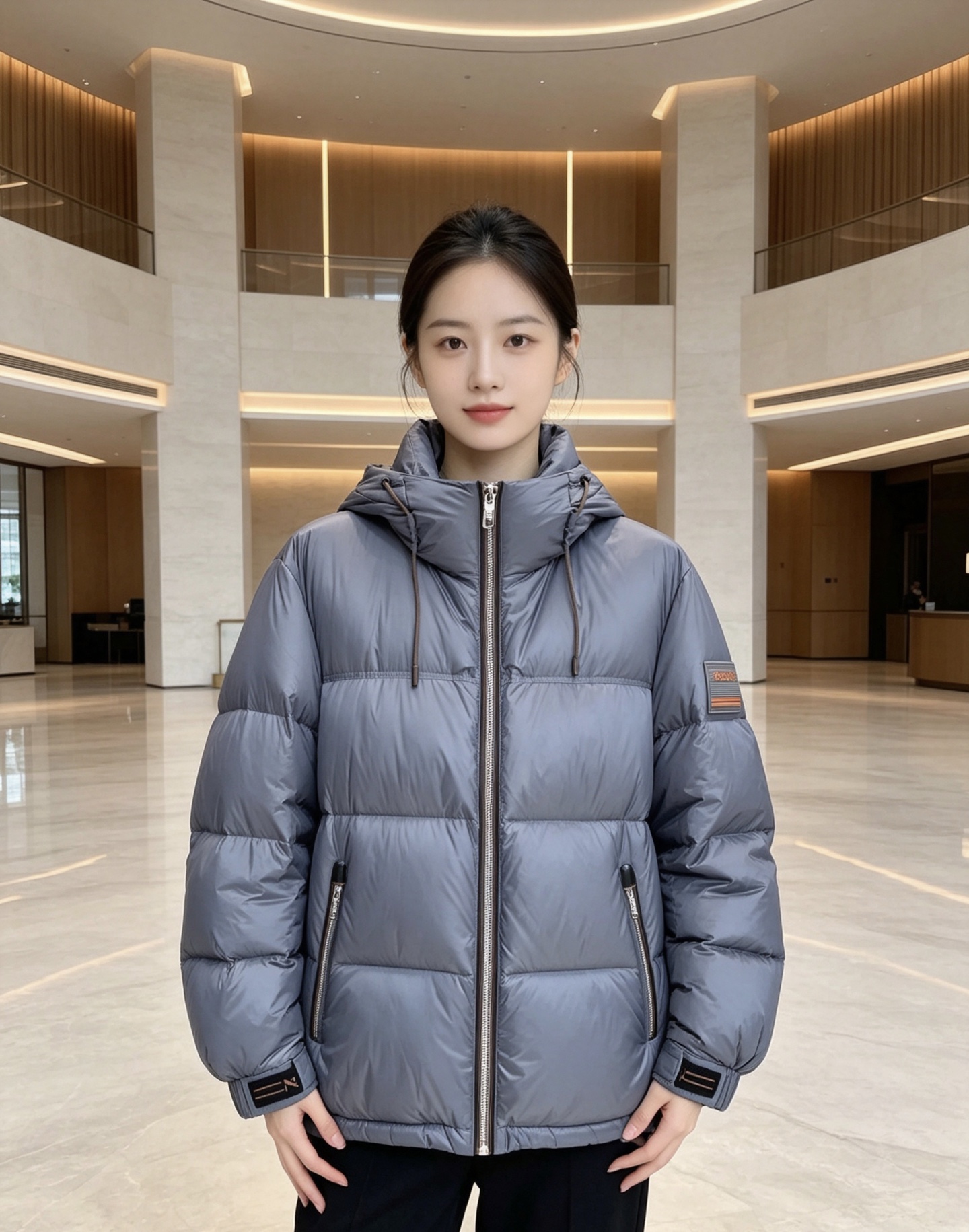 Zegna 杰尼亚 2026秋冬新款连帽羽绒服，甄选90新国标白鸭绒填充，绒朵饱满，御寒锁温。全套原版五金辅料，拉链、抽