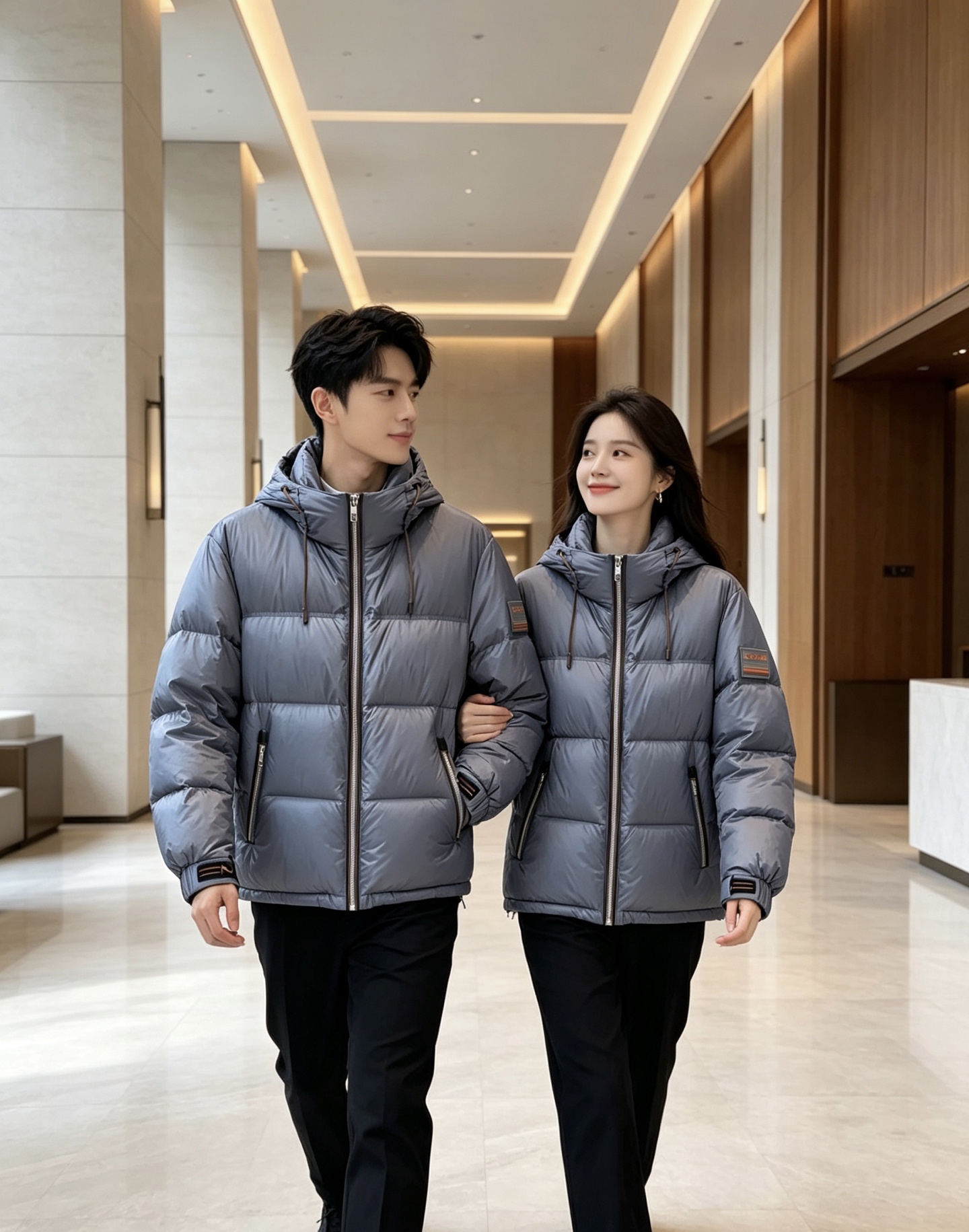 Zegna 杰尼亚 2026秋冬新款连帽羽绒服，甄选90新国标白鸭绒填充，绒朵饱满，御寒锁温。全套原版五金辅料，拉链、抽