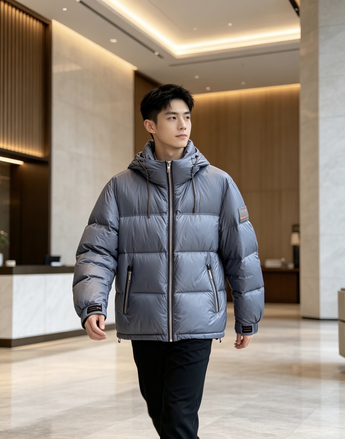 Zegna 杰尼亚 2026秋冬新款连帽羽绒服，甄选90新国标白鸭绒填充，绒朵饱满，御寒锁温。全套原版五金辅料，拉链、抽