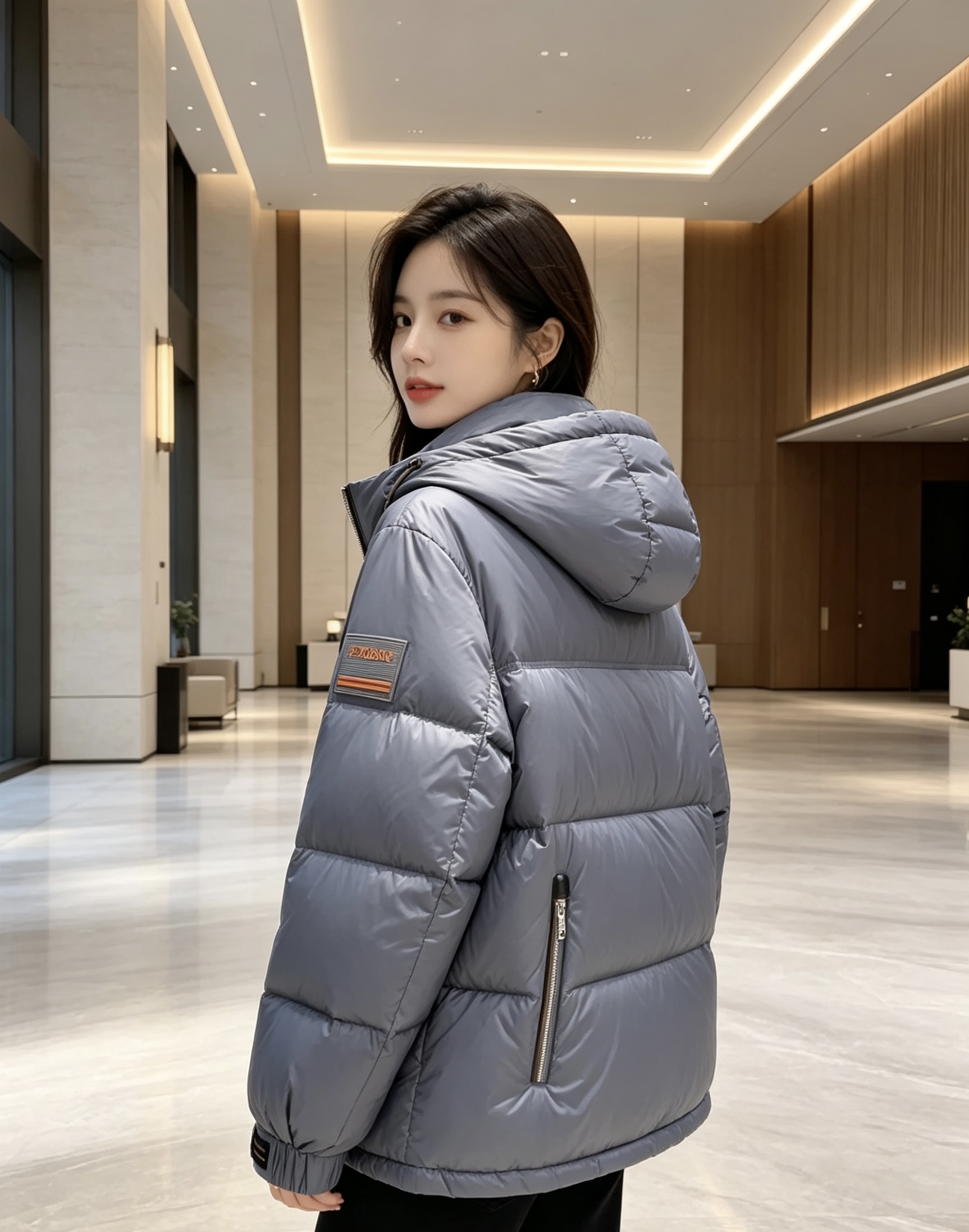 Zegna 杰尼亚 2026秋冬新款连帽羽绒服，甄选90新国标白鸭绒填充，绒朵饱满，御寒锁温。全套原版五金辅料，拉链、抽
