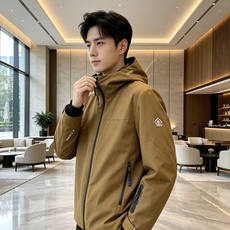 Moncler 蒙口 2026秋冬新款GORE‑TEX连帽羽绒服冲锋衣,90新国标白鸭绒,全套原版五金辅料,压胶防水拉链 Moncler 蒙口 2026秋冬新款GORE‑TEX连帽羽绒服冲锋衣,90新国标白鸭绒,全套原版五金辅料,压胶防水拉链