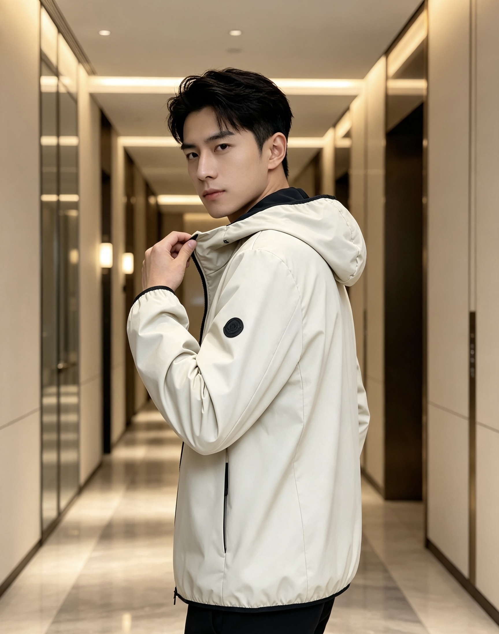 Moncler 蒙口 2026秋冬新款连帽轻薄羽绒服 90新国标白鸭绒填充,轻盈蓬松,上身无厚重感,兼顾保暖与舒适度 原 Moncler 蒙口 2026秋冬新款连帽轻薄羽绒服 90新国标白鸭绒填充,轻盈蓬松,上身无厚重感,兼顾保暖与舒适度 原