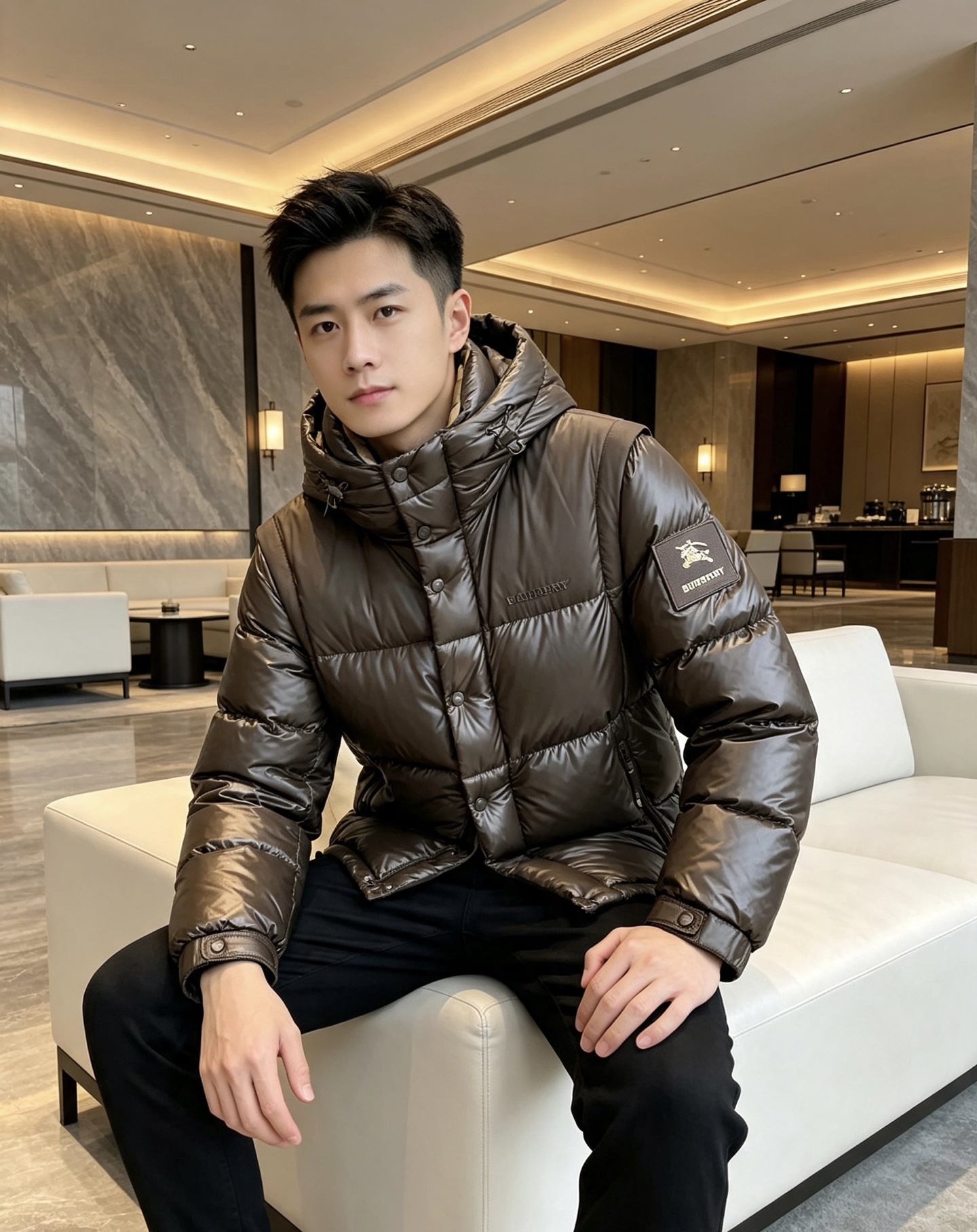 Burberry 巴宝莉 2026秋冬新款可拆卸连帽羽绒服,甄选90新国标白鸭绒填充,绒朵蓬松,御寒保暖。全套原版五金辅 Burberry 巴宝莉 2026秋冬新款可拆卸连帽羽绒服,甄选90新国标白鸭绒填充,绒朵蓬松,御寒保暖。全套原版五金辅