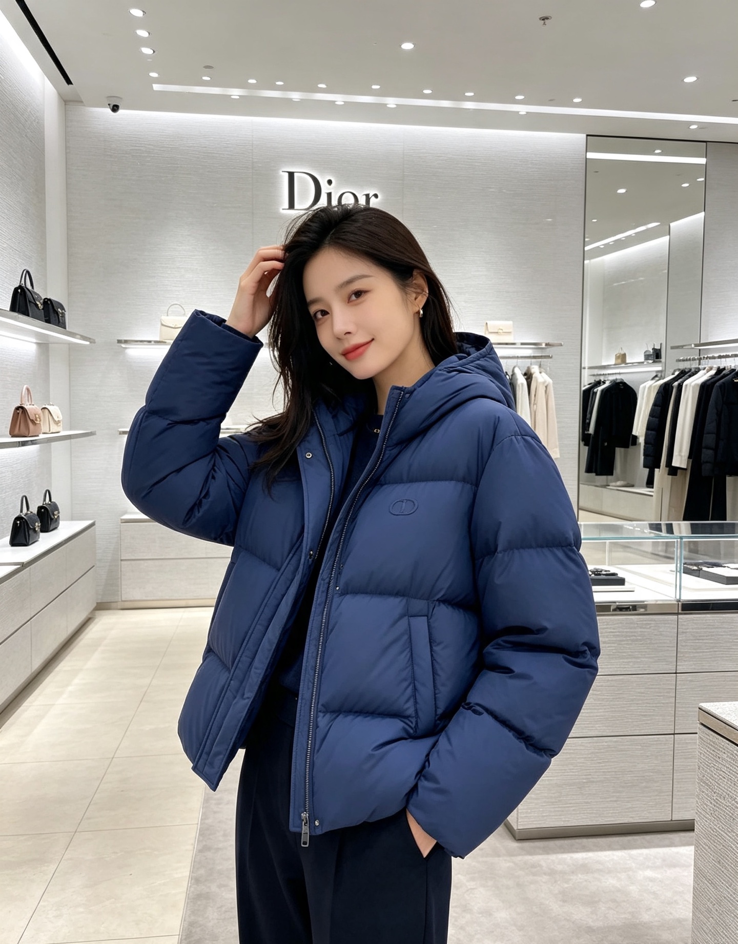 Dior迪奥 2026秋冬新款连帽短款羽绒服✨ 热门明星私服上身款,低调简约,秋冬穿搭出镜率很高 甄选90新国标白鸭绒, Dior迪奥 2026秋冬新款连帽短款羽绒服✨ 热门明星私服上身款,低调简约,秋冬穿搭出镜率很高 甄选90新国标白鸭绒,