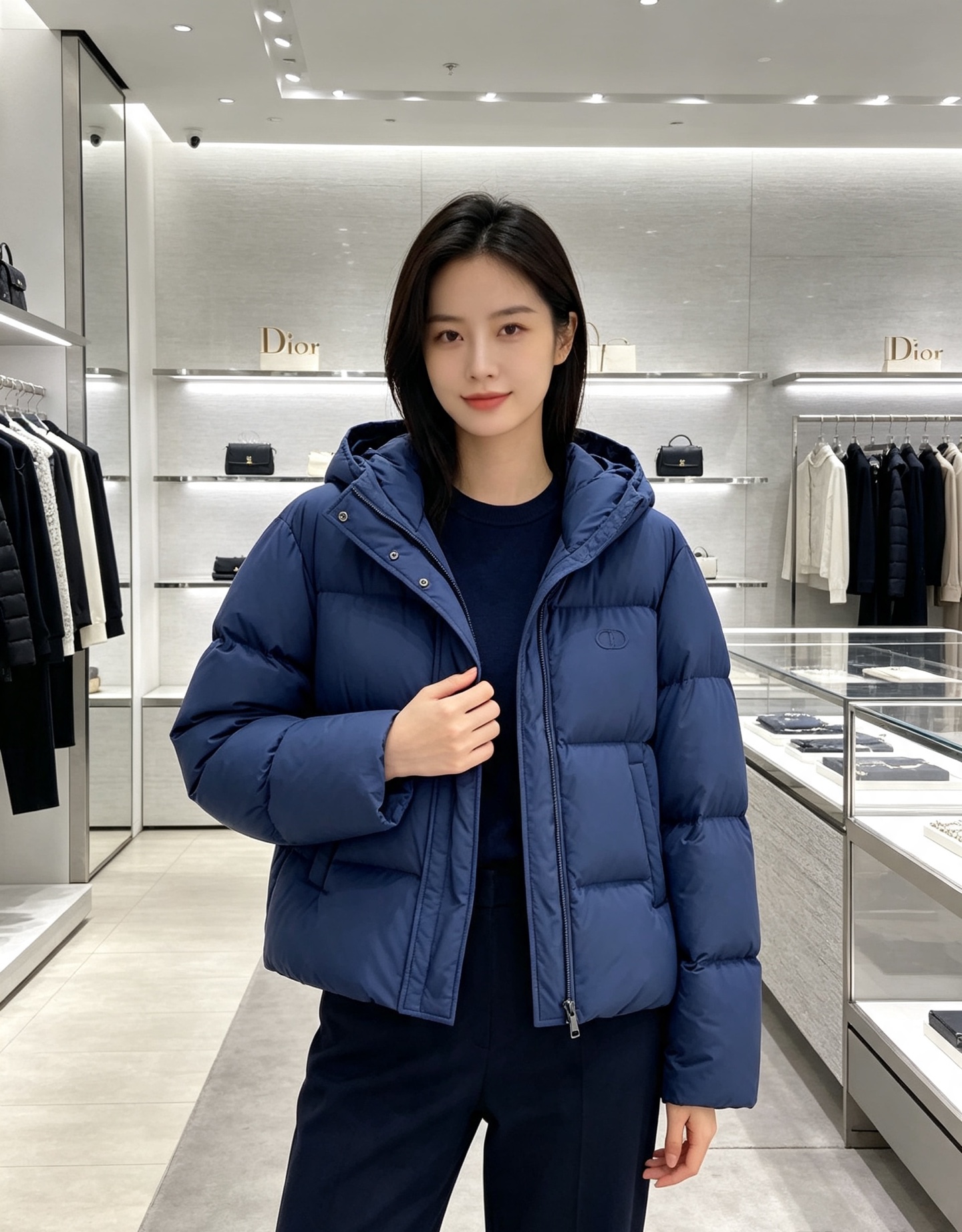 Dior迪奥 2026秋冬新款连帽短款羽绒服✨ 热门明星私服上身款,低调简约,秋冬穿搭出镜率很高 甄选90新国标白鸭绒, Dior迪奥 2026秋冬新款连帽短款羽绒服✨ 热门明星私服上身款,低调简约,秋冬穿搭出镜率很高 甄选90新国标白鸭绒,