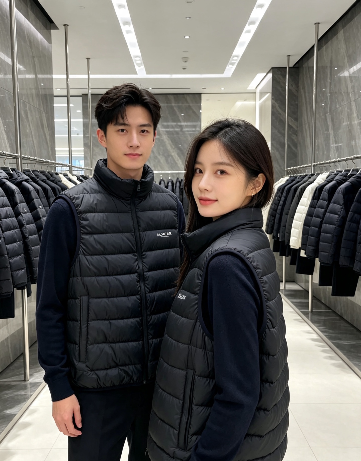 Moncler 蒙口 2026秋冬新款二合一可拆连帽羽绒服马甲 原版定制拉链五金,袖臂经典徽章标,胸前品牌字母印花 90 Moncler 蒙口 2026秋冬新款二合一可拆连帽羽绒服马甲 原版定制拉链五金,袖臂经典徽章标,胸前品牌字母印花 90