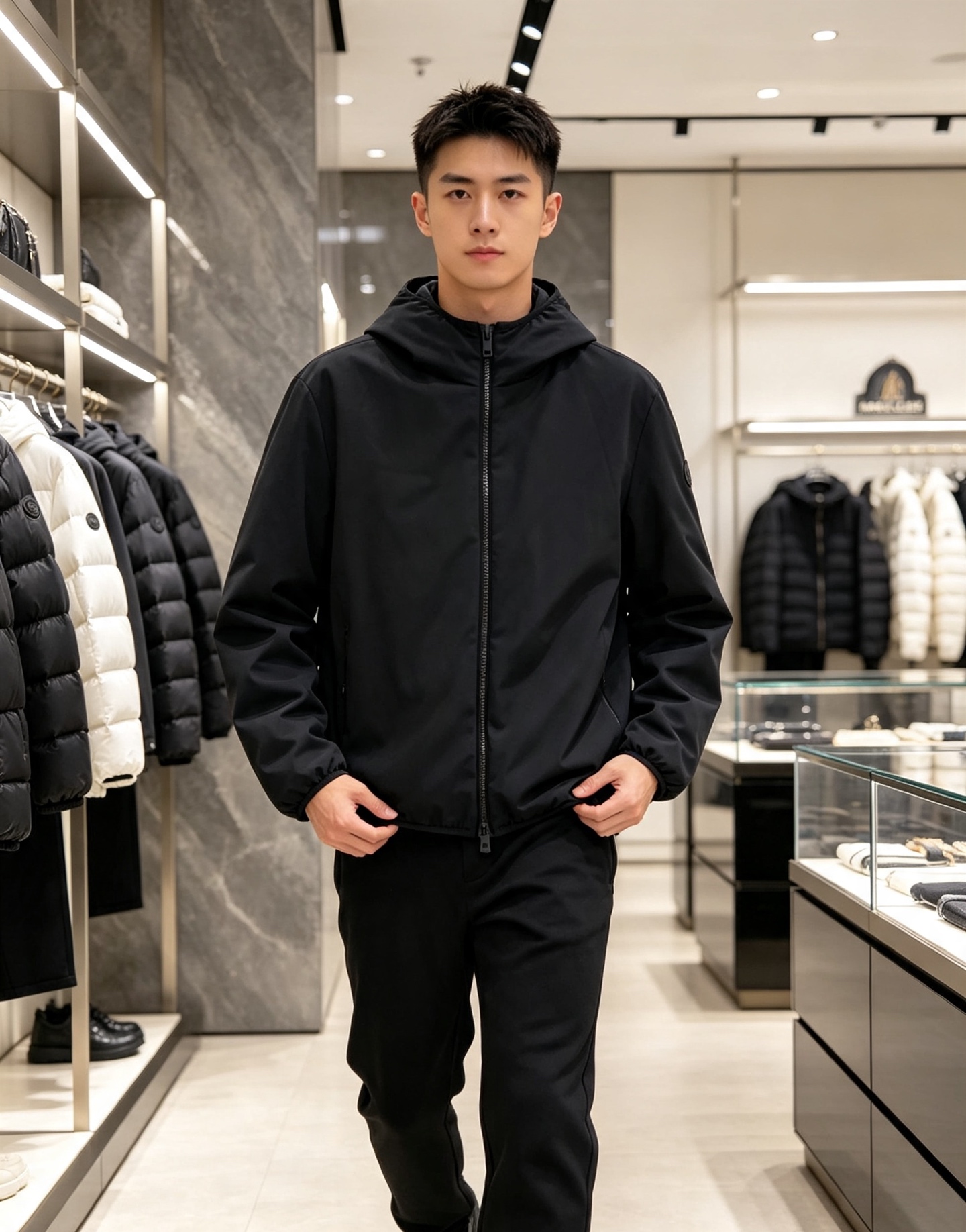 Moncler盟可睐 2026秋冬新款连帽轻薄羽绒服 原版定制拉链五金,袖臂低调暗纹徽章标,简约高级感 防风耐磨面料,9 Moncler盟可睐 2026秋冬新款连帽轻薄羽绒服 原版定制拉链五金,袖臂低调暗纹徽章标,简约高级感 防风耐磨面料,9