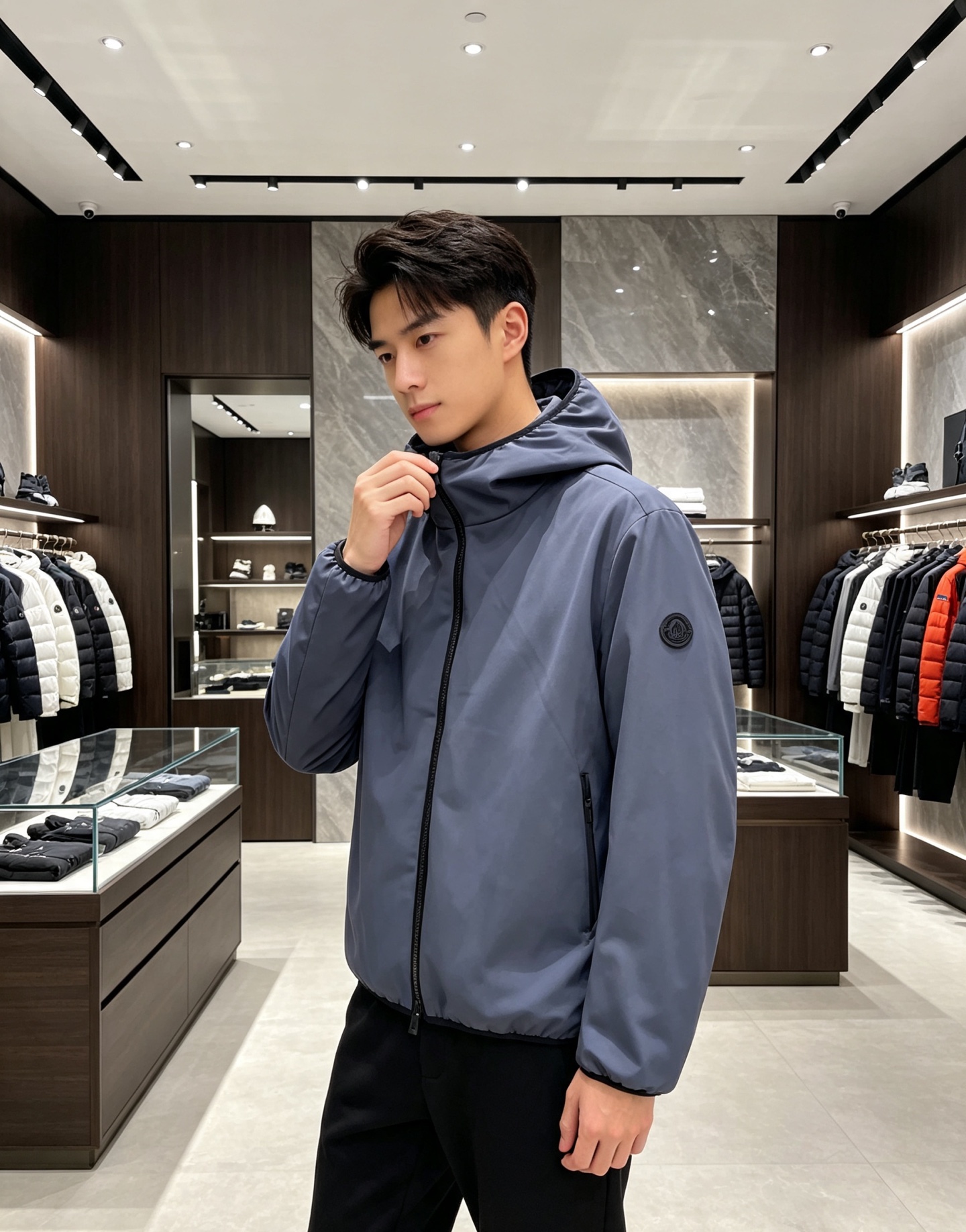 Moncler盟可睐 2026秋冬新款连帽轻薄羽绒服 原版定制拉链五金,袖臂低调暗纹徽章标,简约高级感 防风耐磨面料,9 Moncler盟可睐 2026秋冬新款连帽轻薄羽绒服 原版定制拉链五金,袖臂低调暗纹徽章标,简约高级感 防风耐磨面料,9