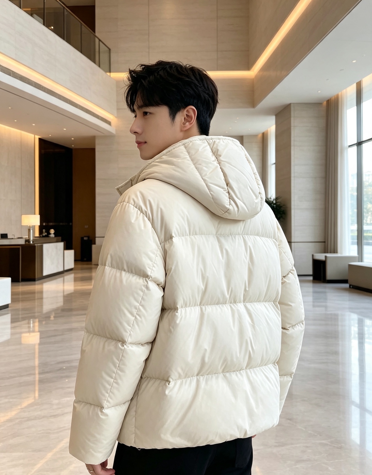 Dior迪奥 2026秋冬新款连帽短款羽绒服✨ 热门明星私服上身款，低调简约，秋冬穿搭出镜率很高 甄选90新国标白鸭绒，