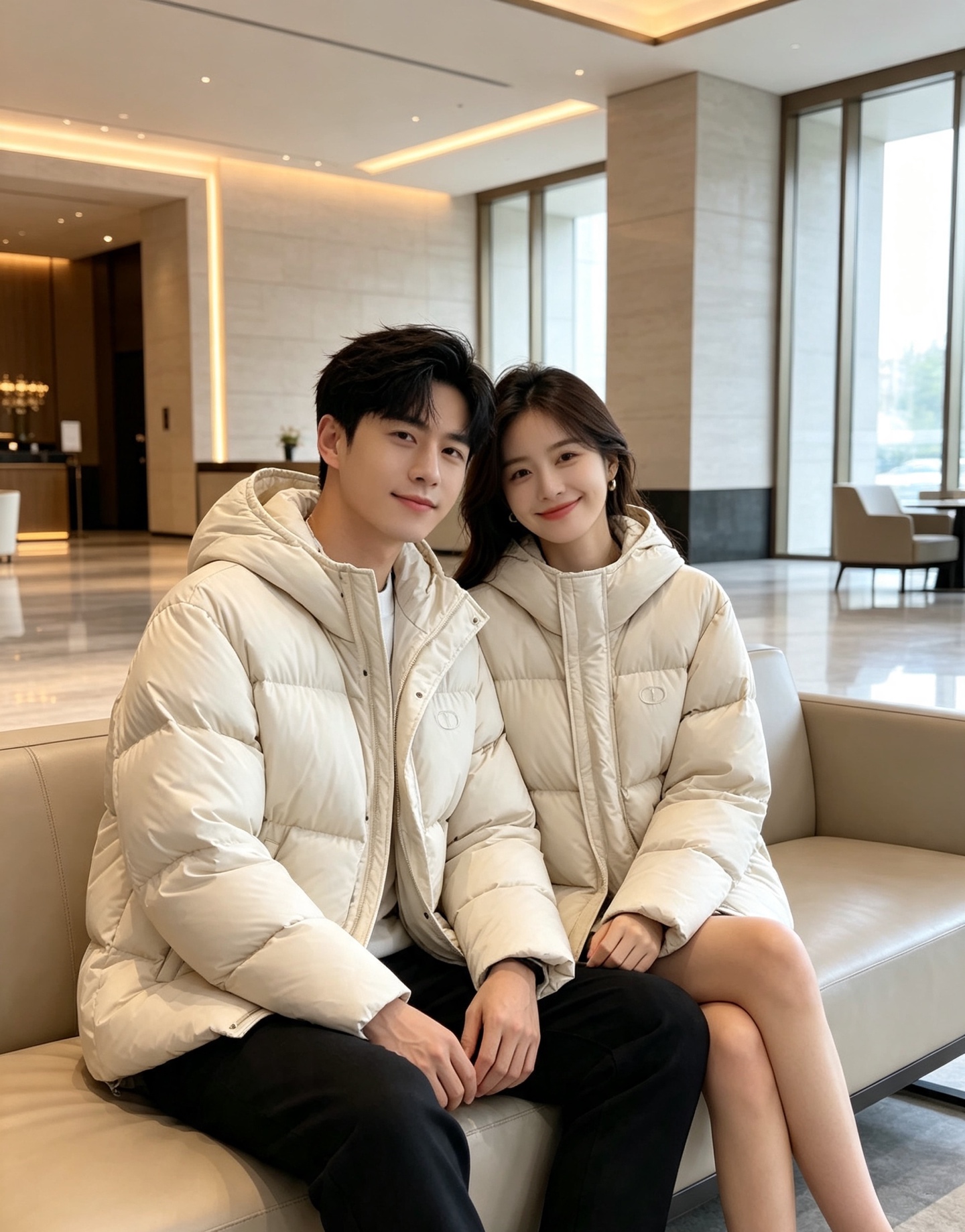 Dior迪奥 2026秋冬新款连帽短款羽绒服✨ 热门明星私服上身款，低调简约，秋冬穿搭出镜率很高 甄选90新国标白鸭绒，