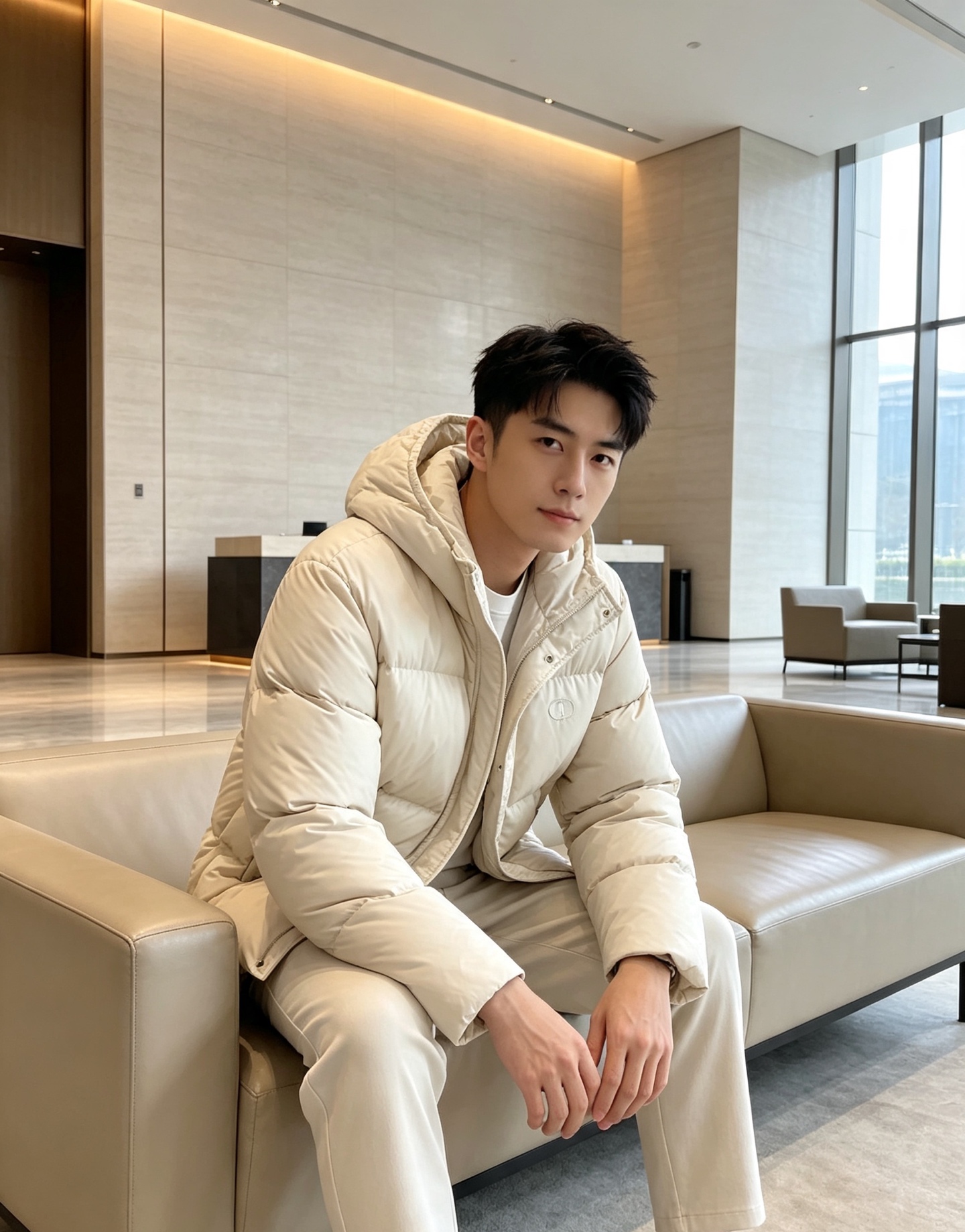Dior迪奥 2026秋冬新款连帽短款羽绒服✨ 热门明星私服上身款，低调简约，秋冬穿搭出镜率很高 甄选90新国标白鸭绒，