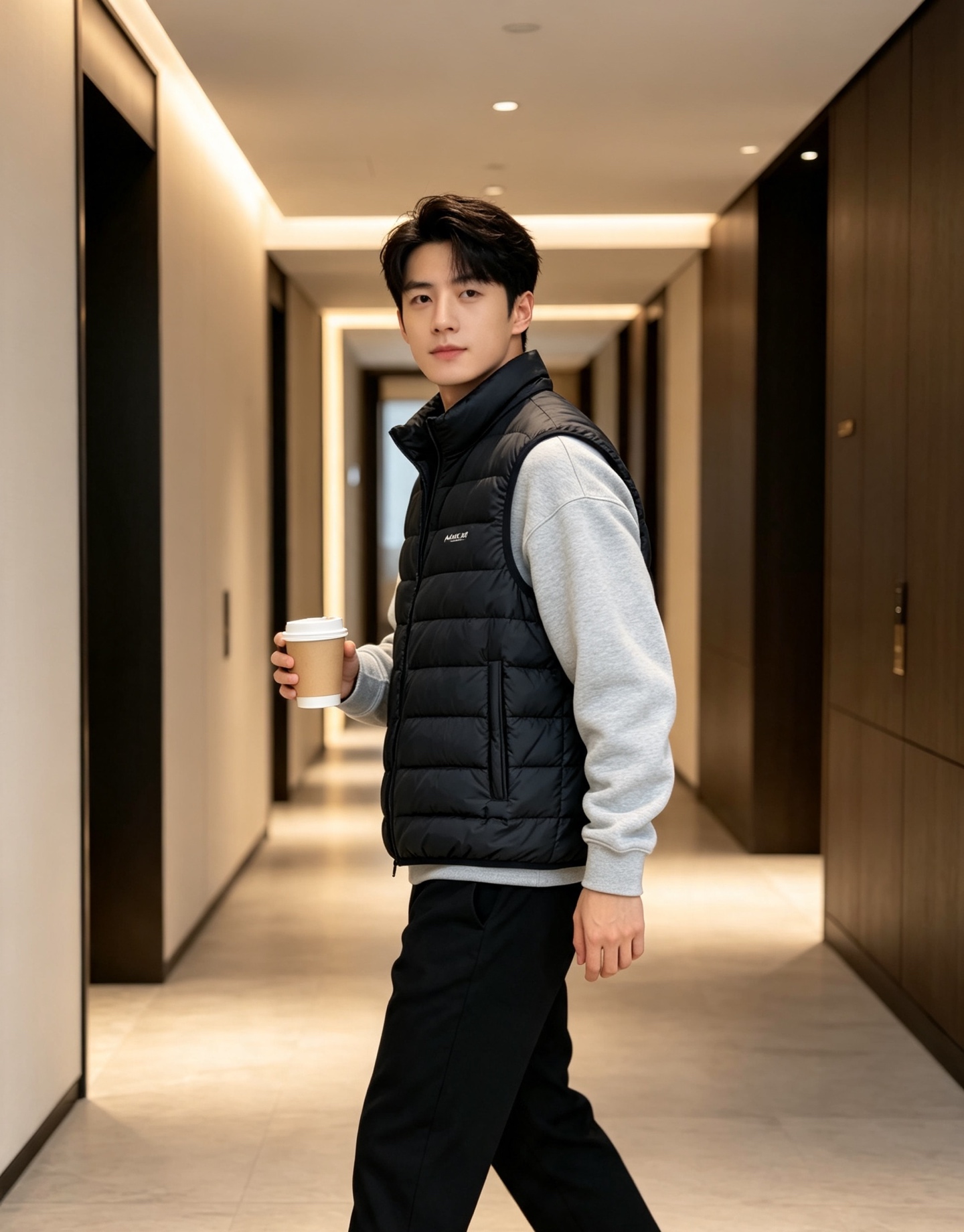 Moncler 蒙口 2026秋冬新款二合一可拆连帽羽绒服马甲 原版定制拉链五金,袖臂经典徽章标,胸前品牌字母印花 90 Moncler 蒙口 2026秋冬新款二合一可拆连帽羽绒服马甲 原版定制拉链五金,袖臂经典徽章标,胸前品牌字母印花 90