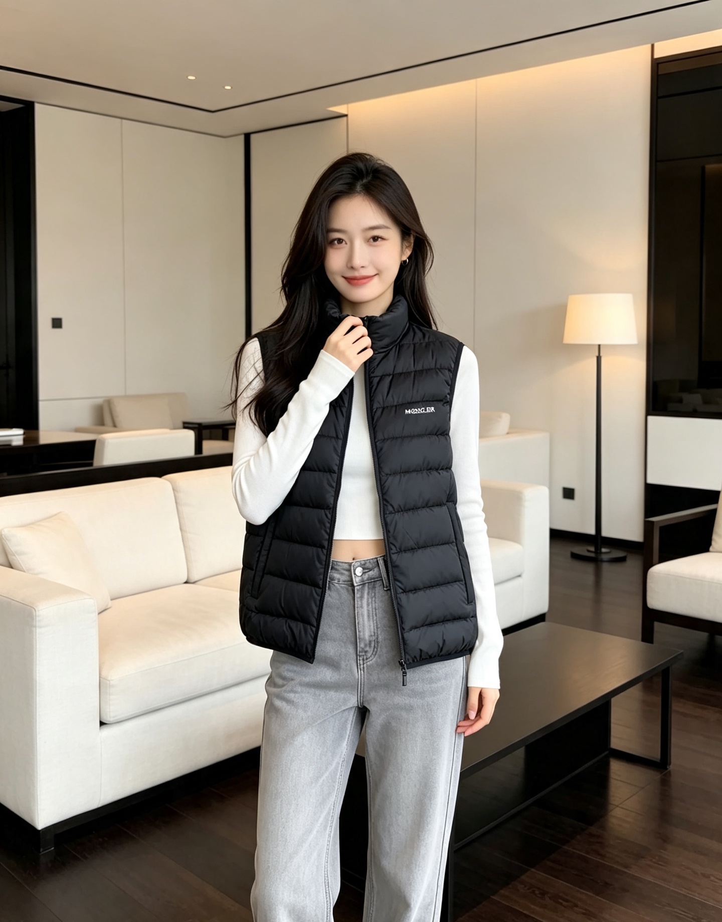 Moncler 蒙口 2026秋冬新款二合一可拆连帽羽绒服马甲 原版定制拉链五金,袖臂经典徽章标,胸前品牌字母印花 90 Moncler 蒙口 2026秋冬新款二合一可拆连帽羽绒服马甲 原版定制拉链五金,袖臂经典徽章标,胸前品牌字母印花 90