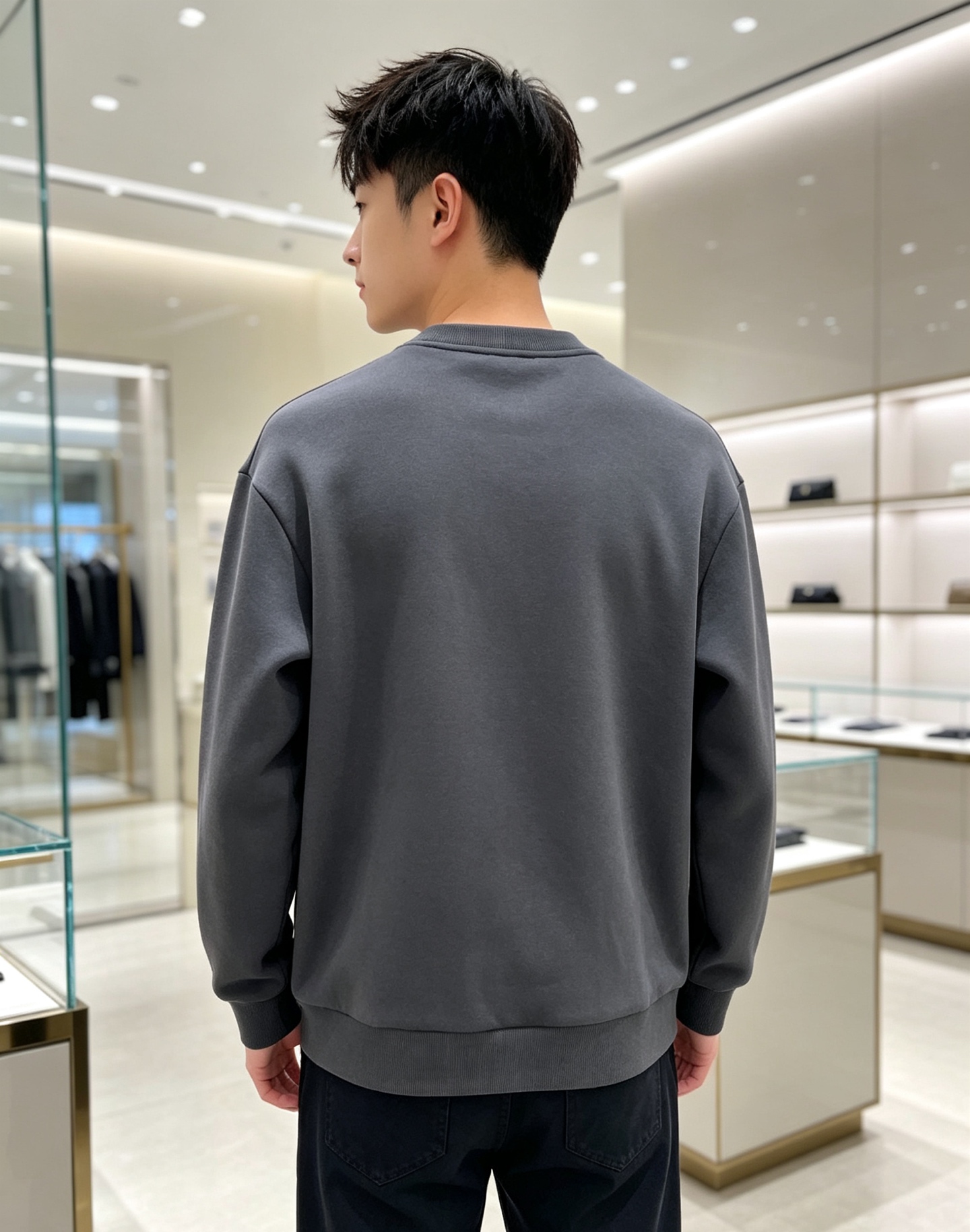 Moncler 蒙口 2026秋冬新款圆领空气层卫衣 经典品牌刺绣小logo，细节质感在线。采用空气层面料，挺括亲肤不易