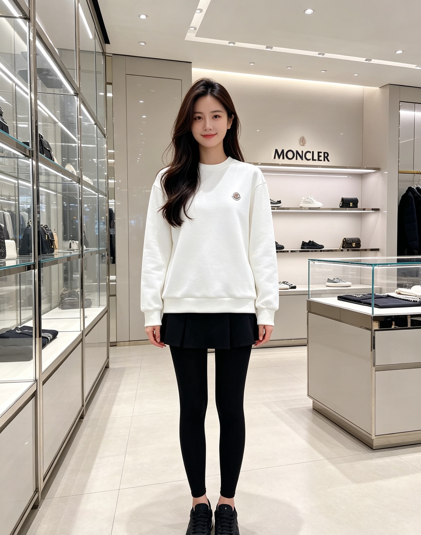 Moncler 蒙口 2026秋冬新款圆领空气层卫衣 经典品牌刺绣小logo，细节质感在线。采用空气层面料，挺括亲肤不易