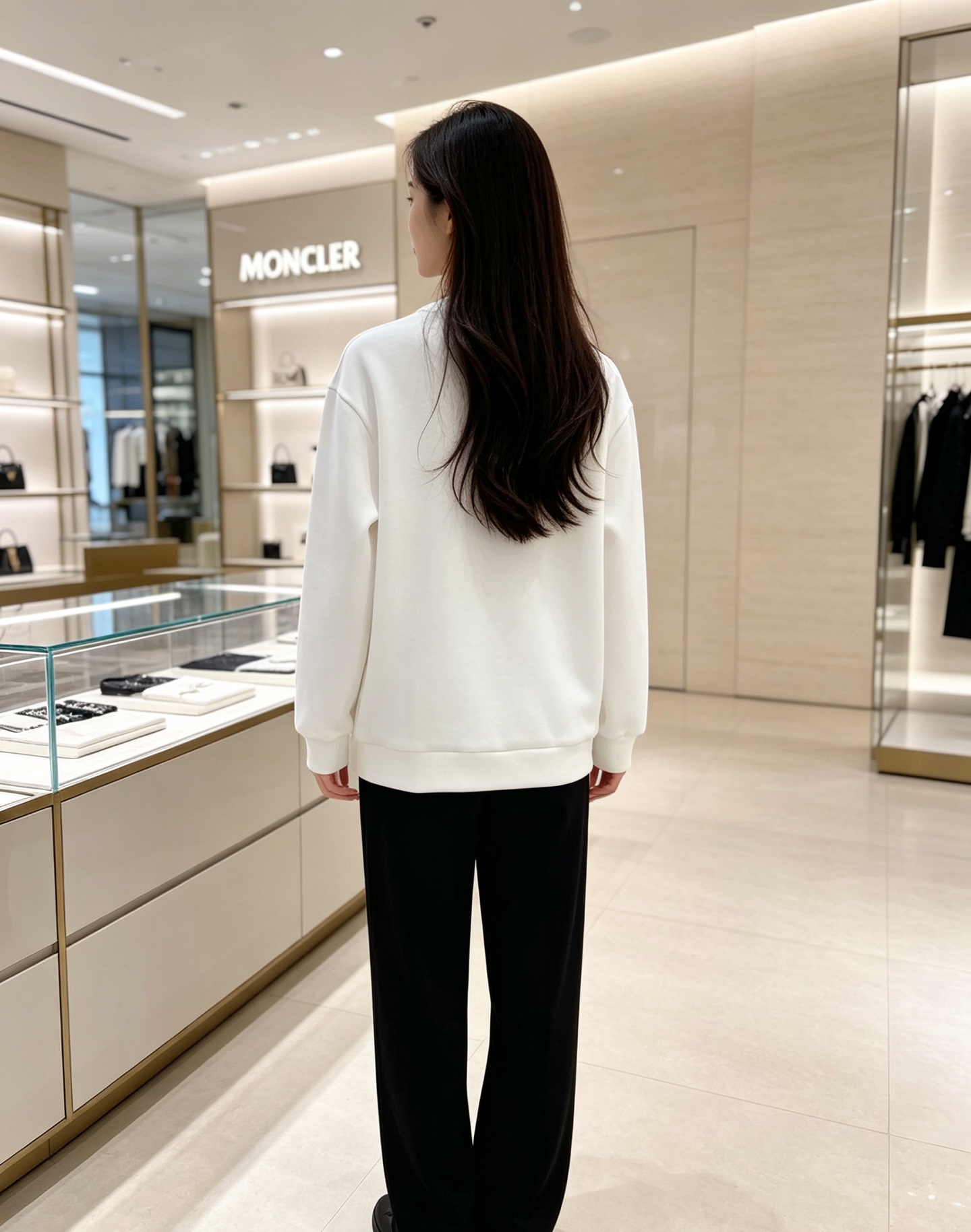Moncler 蒙口 2026秋冬新款圆领空气层卫衣 经典品牌刺绣小logo，细节质感在线。采用空气层面料，挺括亲肤不易