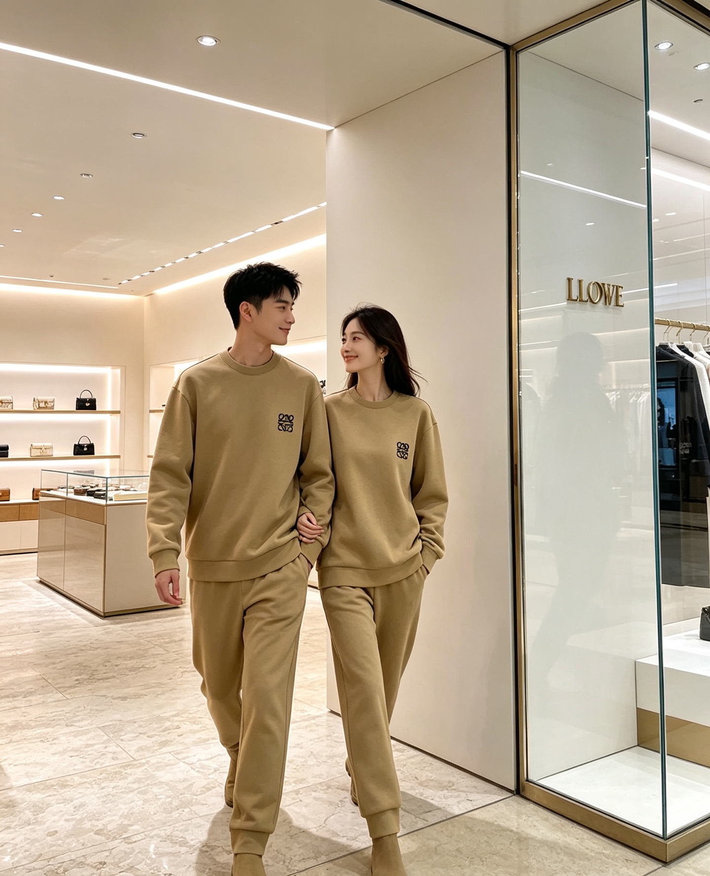 Loewe 罗意威 2026秋冬新款休闲圆领空气层卫衣 经典Anagram刺绣logo，艺术感十足。选用空气层面料，柔软
