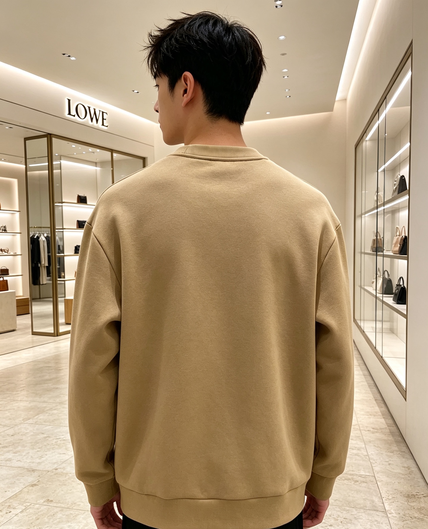 Loewe 罗意威 2026秋冬新款休闲圆领空气层卫衣 经典Anagram刺绣logo，艺术感十足。选用空气层面料，柔软