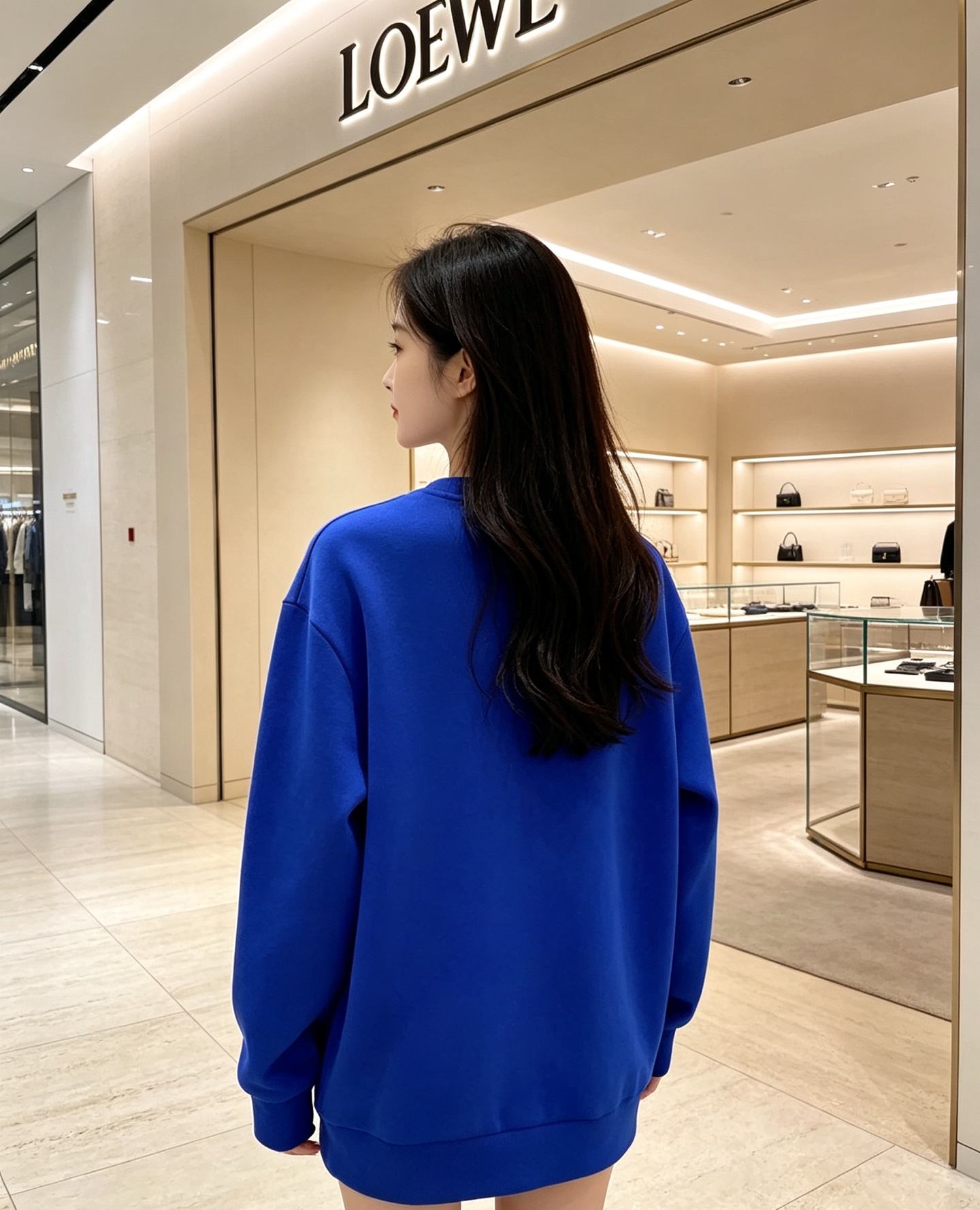 Loewe 罗意威 2026秋冬新款休闲圆领空气层卫衣 经典Anagram刺绣logo，艺术感十足。选用空气层面料，柔软