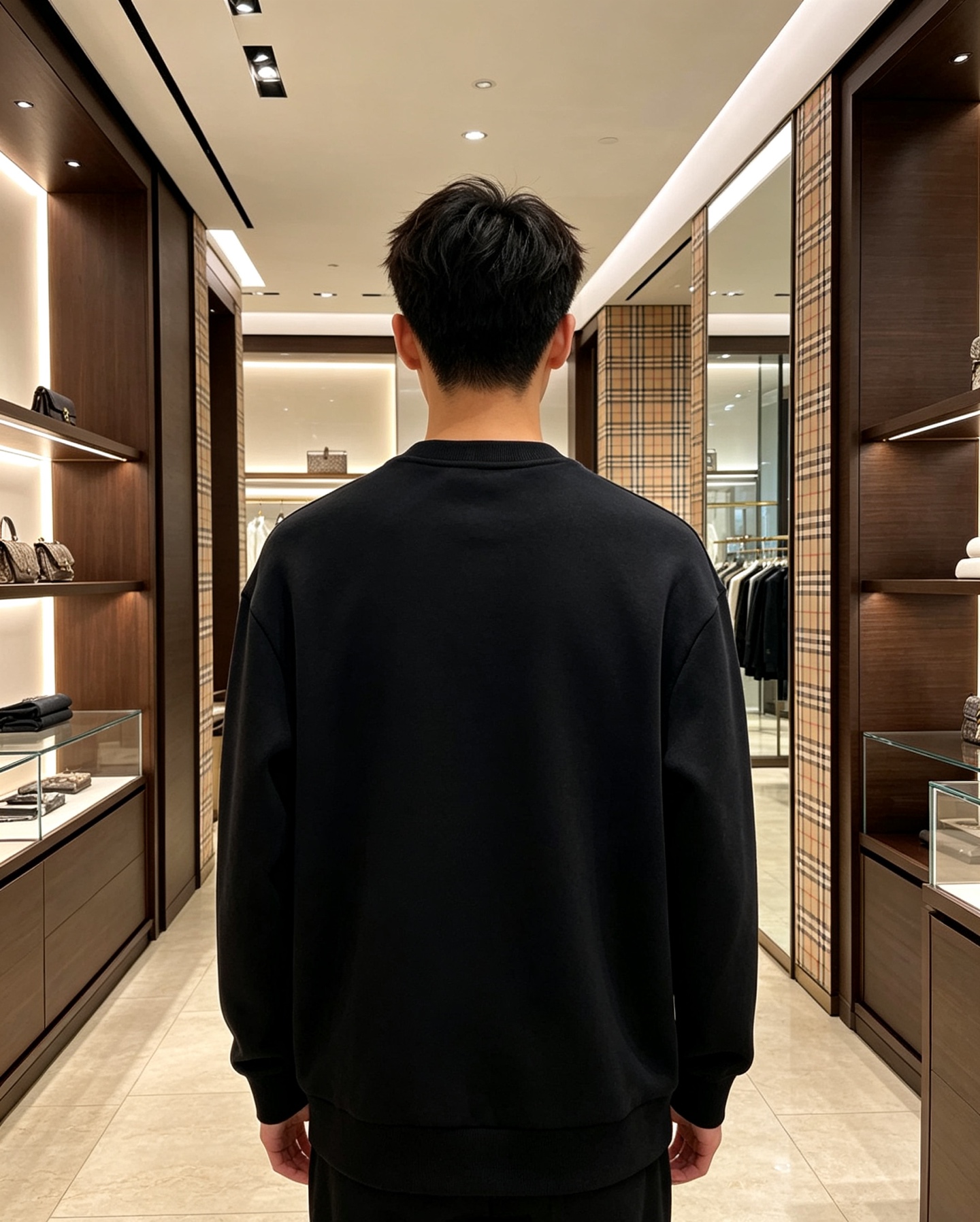 Burberry 巴宝莉 2026秋冬新款休闲圆领空气层卫衣 经典蓝色战马刺绣logo，辨识度十足。选用空气层面料，柔软