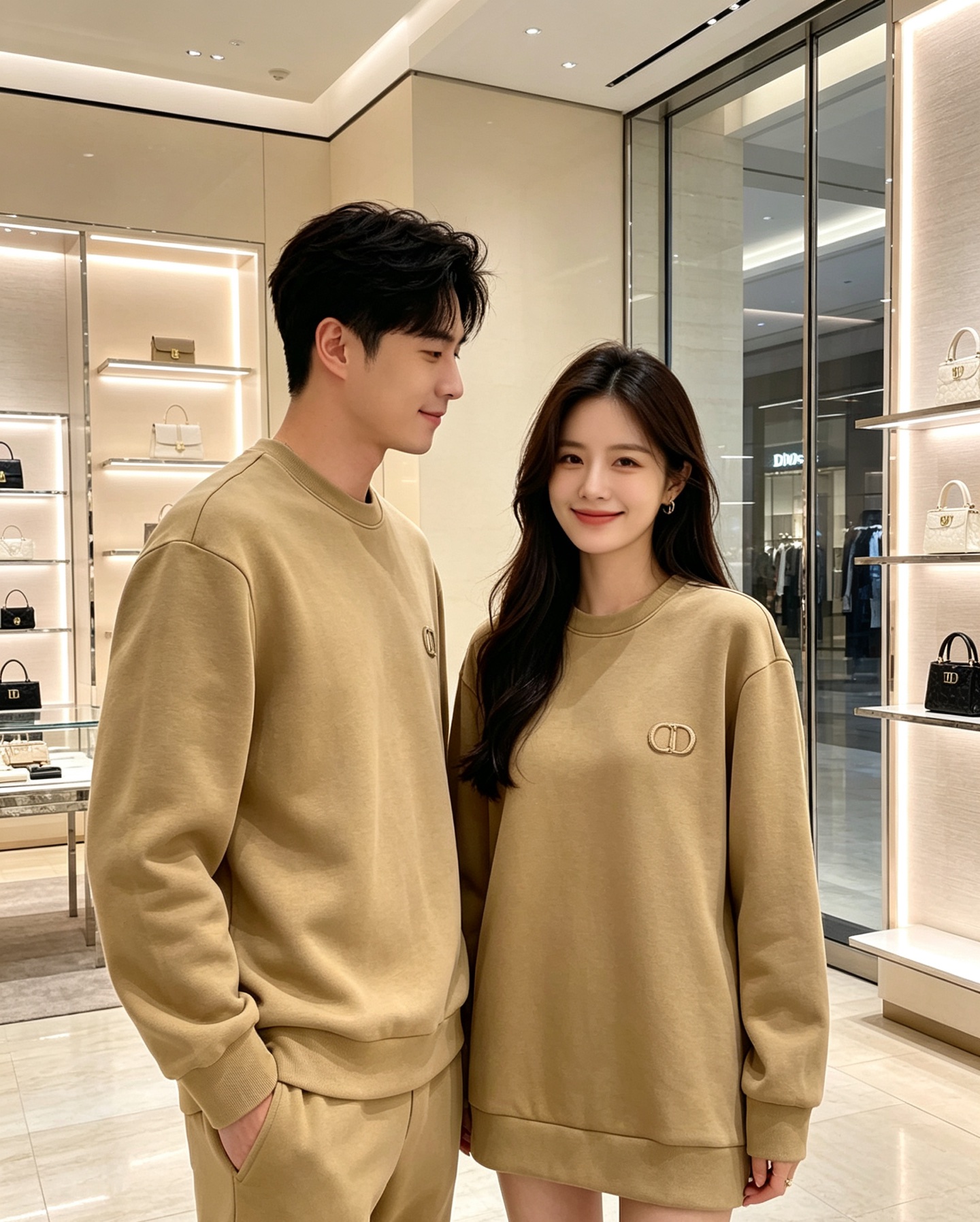 Dior 迪奥 2026秋冬新款休闲圆领空气层卫衣 经典同色CD刺绣logo，低调有质感。选用空气层面料，柔软有型不易变