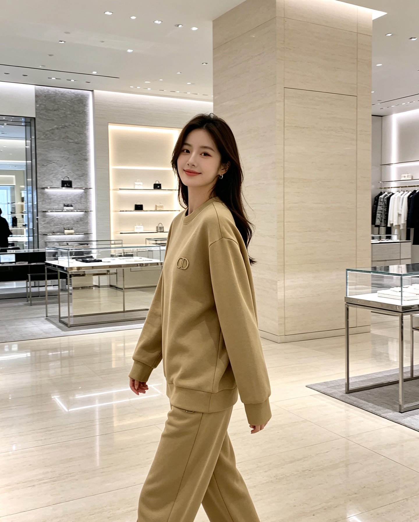 Dior 迪奥 2026秋冬新款休闲圆领空气层卫衣 经典同色CD刺绣logo，低调有质感。选用空气层面料，柔软有型不易变
