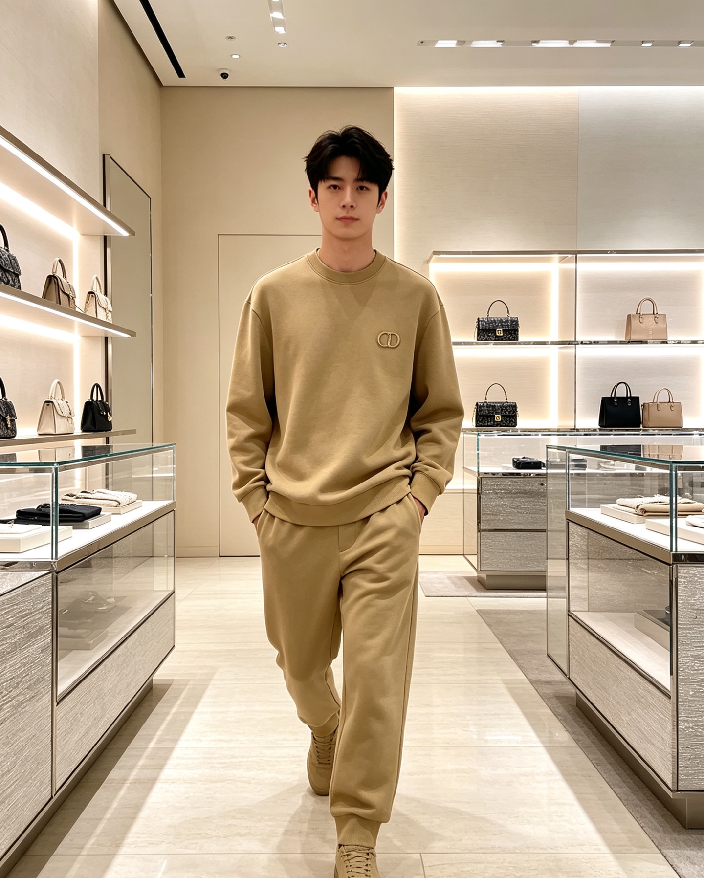 Dior 迪奥 2026秋冬新款休闲圆领空气层卫衣 经典同色CD刺绣logo，低调有质感。选用空气层面料，柔软有型不易变