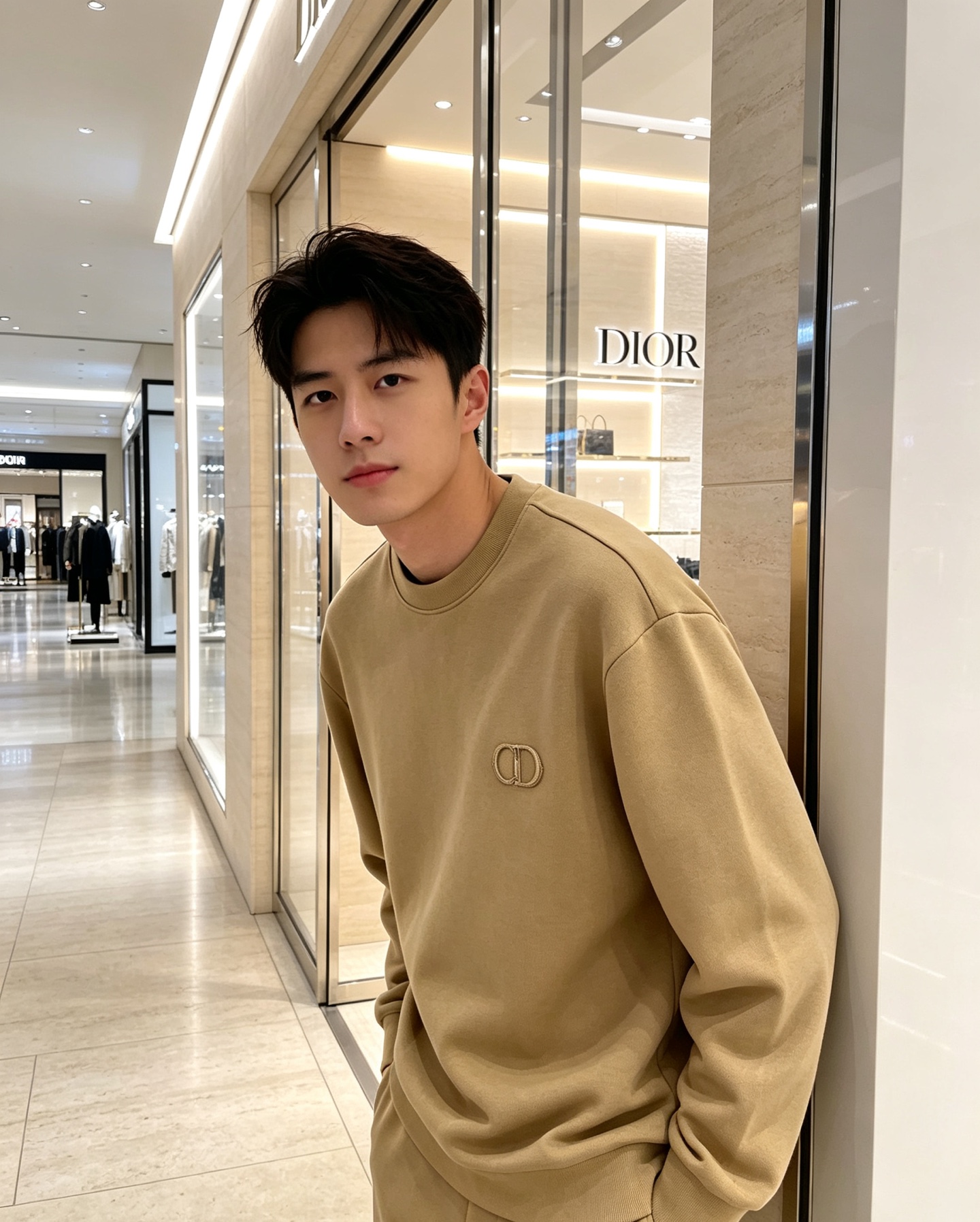 Dior 迪奥 2026秋冬新款休闲圆领空气层卫衣 经典同色CD刺绣logo，低调有质感。选用空气层面料，柔软有型不易变