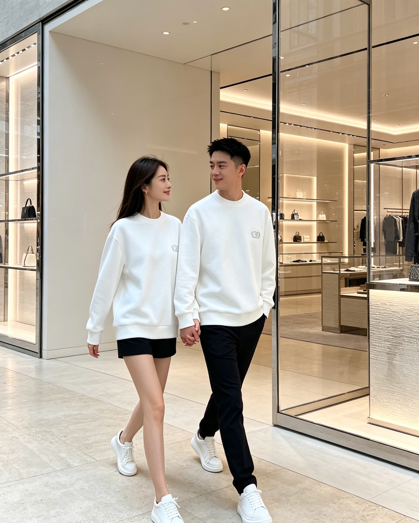 Dior 迪奥 2026秋冬新款休闲圆领空气层卫衣 经典同色CD刺绣logo，低调有质感。选用空气层面料，柔软有型不易变