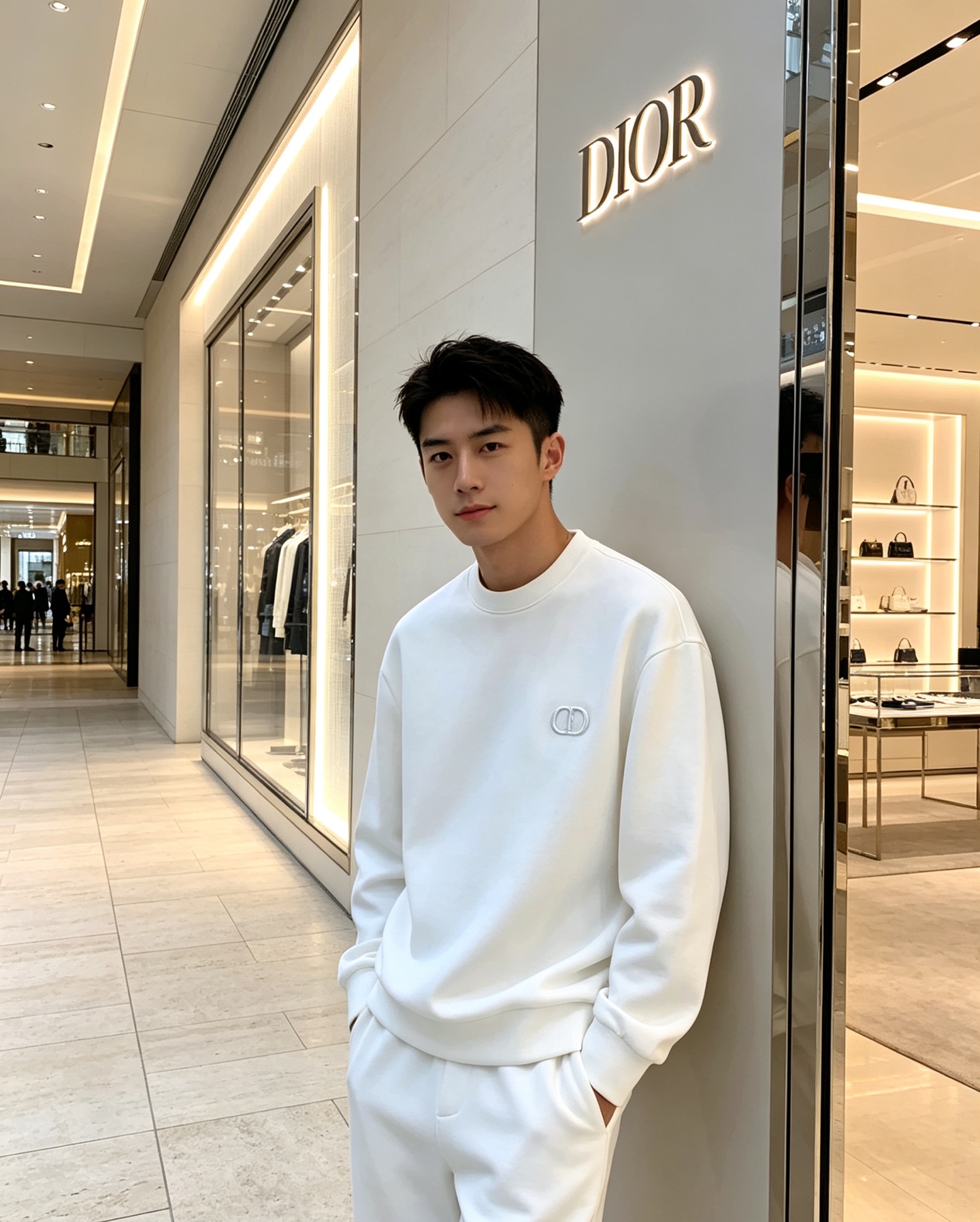 Dior 迪奥 2026秋冬新款休闲圆领空气层卫衣 经典同色CD刺绣logo，低调有质感。选用空气层面料，柔软有型不易变
