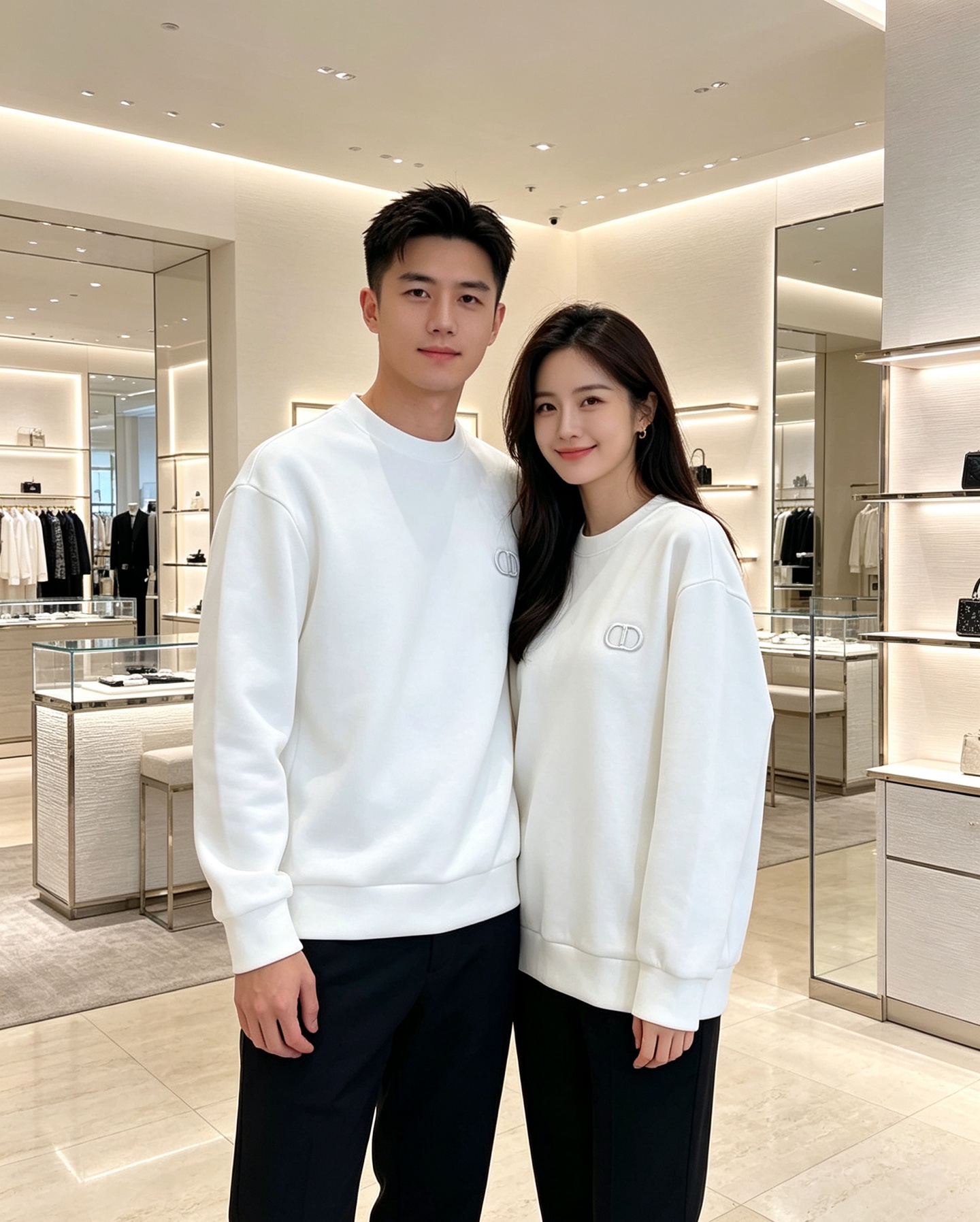 Dior 迪奥 2026秋冬新款休闲圆领空气层卫衣 经典同色CD刺绣logo，低调有质感。选用空气层面料，柔软有型不易变