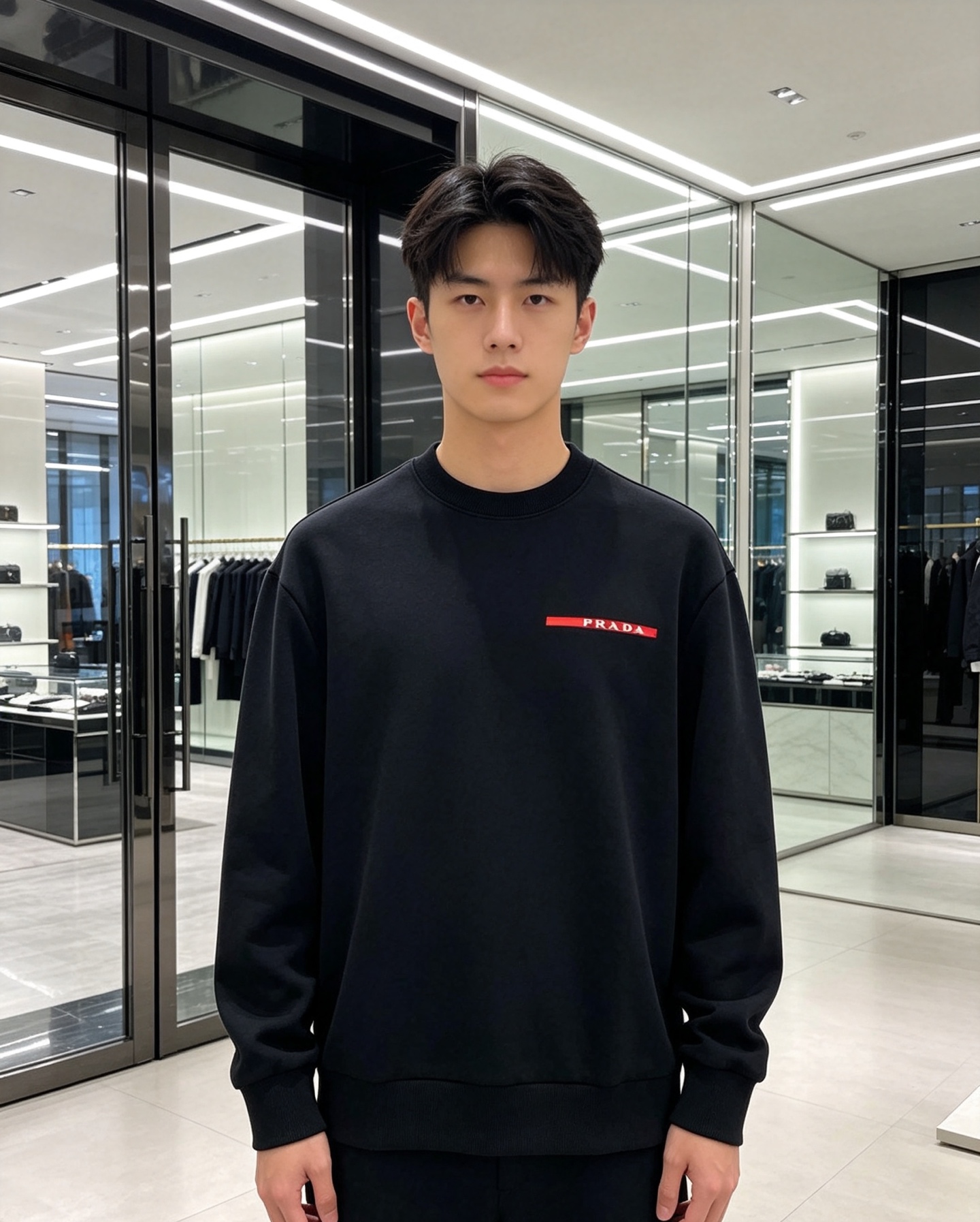 Prada 普拉达 2026秋冬新款休闲圆领空气层卫衣 标志性红色经典logo,辨识度高。采用空气层面料,柔软有型不易变 Prada 普拉达 2026秋冬新款休闲圆领空气层卫衣 标志性红色经典logo,辨识度高。采用空气层面料,柔软有型不易变