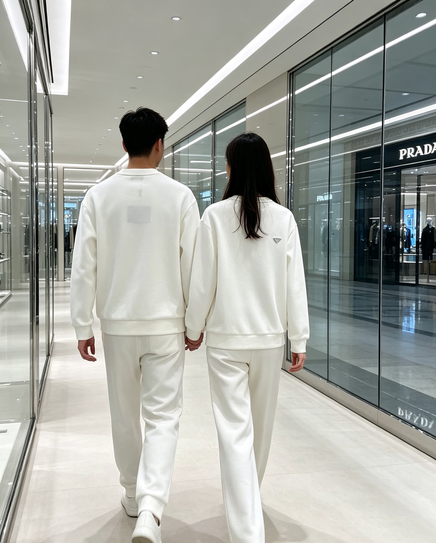 Prada 普拉达 2026秋冬新款休闲圆领空气层卫衣 经典金属三角logo，辨识度拉满。选用空气层面料，柔软有型不易变