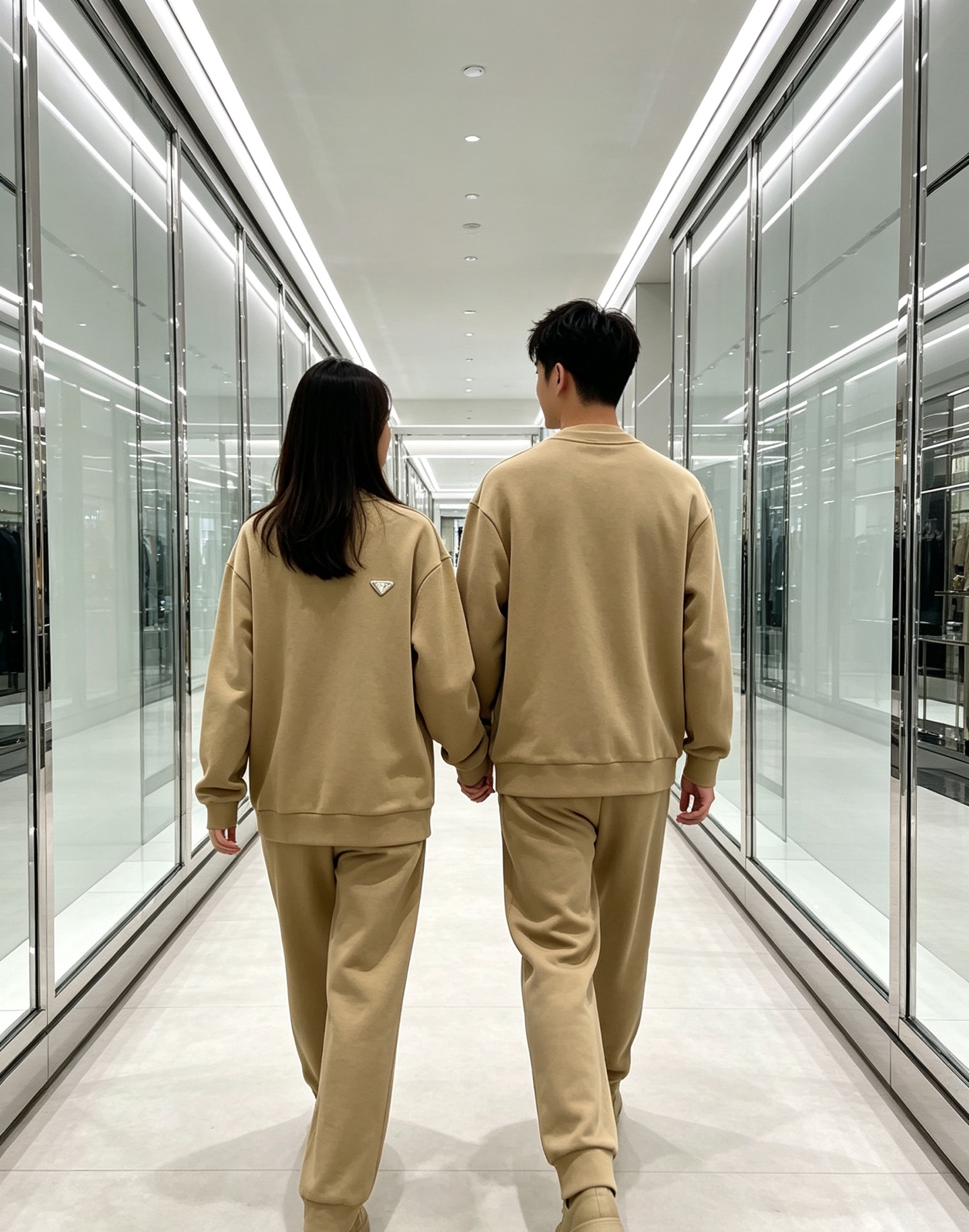 Prada 普拉达 2026秋冬新款休闲圆领空气层卫衣 经典金属三角logo，辨识度拉满。选用空气层面料，柔软有型不易变