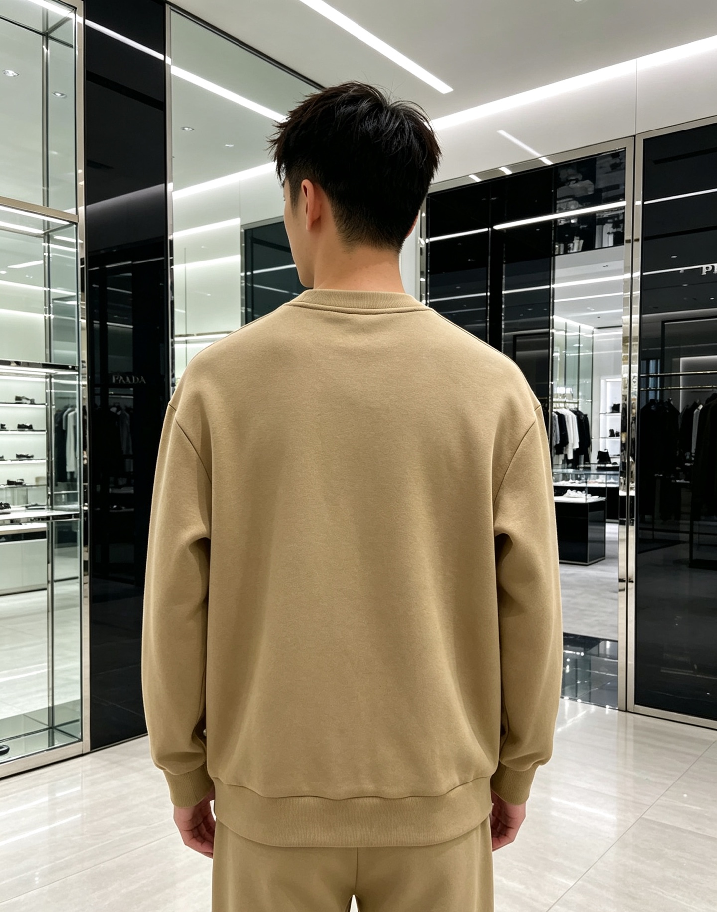 Prada 普拉达 2026秋冬新款休闲圆领空气层卫衣 经典金属三角logo，辨识度拉满。选用空气层面料，柔软有型不易变