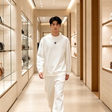 Loewe 罗意威 2026秋冬新款圆领空气层卫衣✨ 原版五金辅料全套到位,采用高密空气层面料,挺括有型不易变形。胸口经 Loewe 罗意威 2026秋冬新款圆领空气层卫衣✨ 原版五金辅料全套到位,采用高密空气层面料,挺括有型不易变形。胸口经