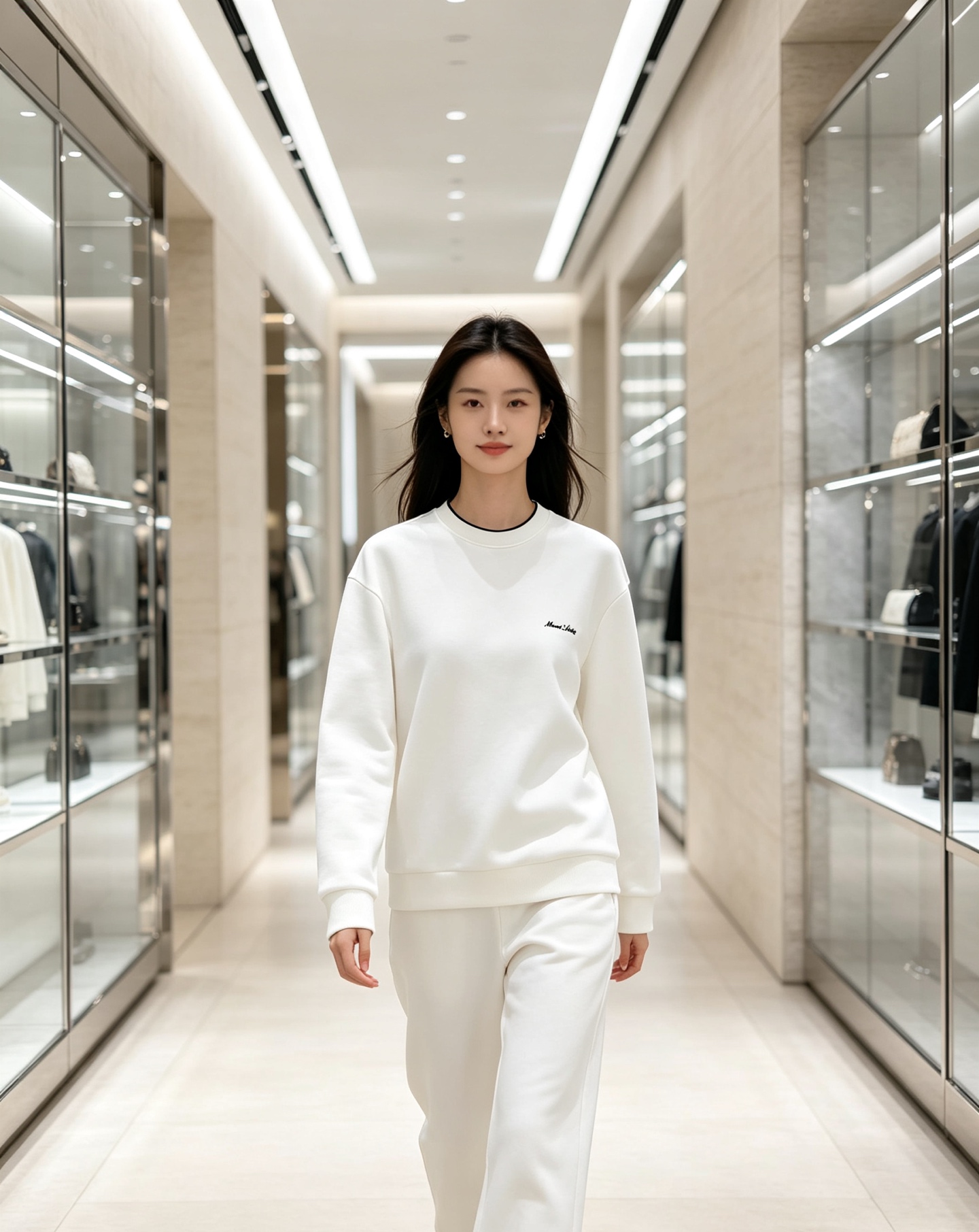 Moncler 蒙口 2026秋冬新款圆领空气层卫衣✨，原版五金辅料全套到位，采用高密空气层面料，挺括有型不易变形。领口