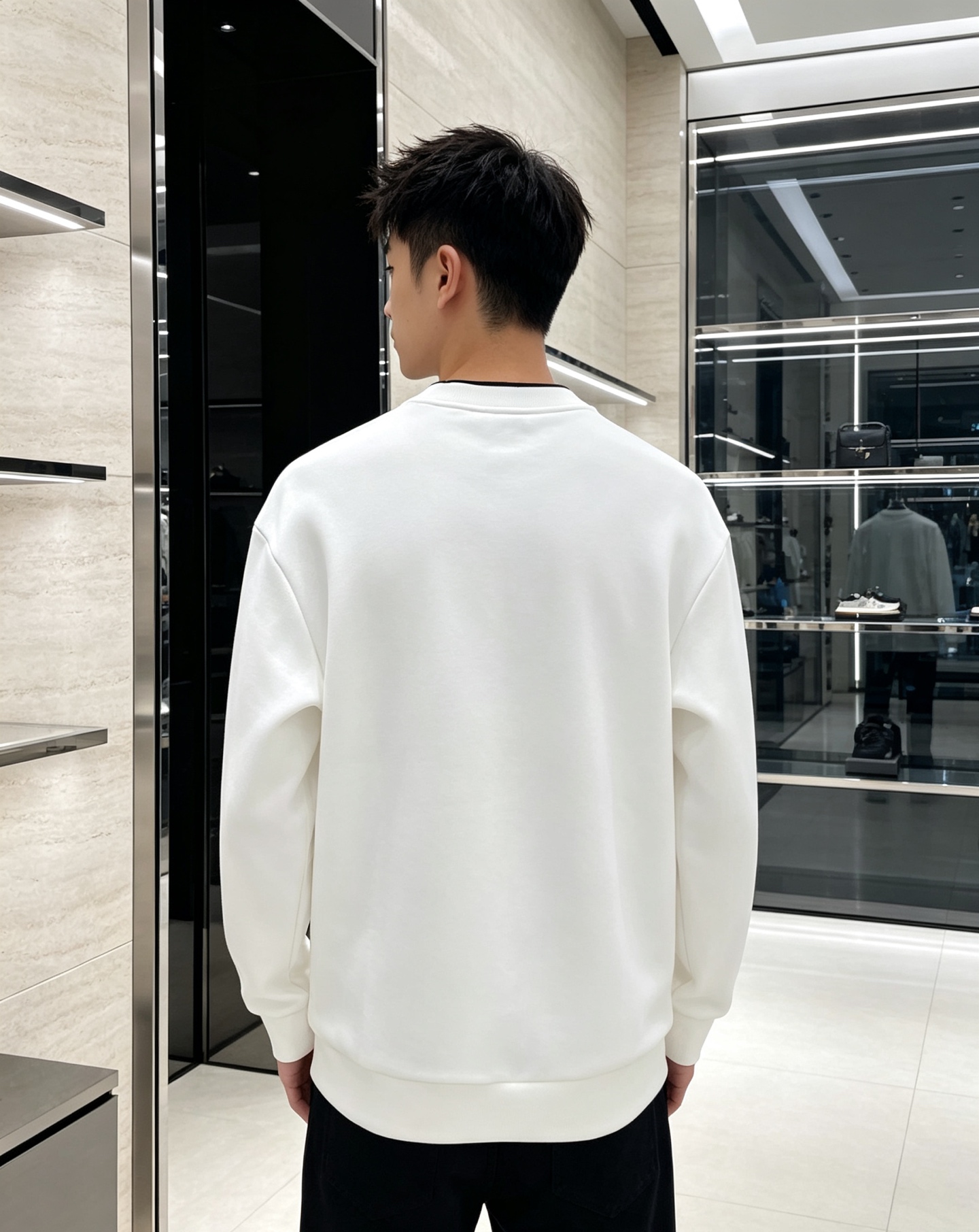 Moncler 蒙口 2026秋冬新款圆领空气层卫衣✨，原版五金辅料全套到位，采用高密空气层面料，挺括有型不易变形。领口