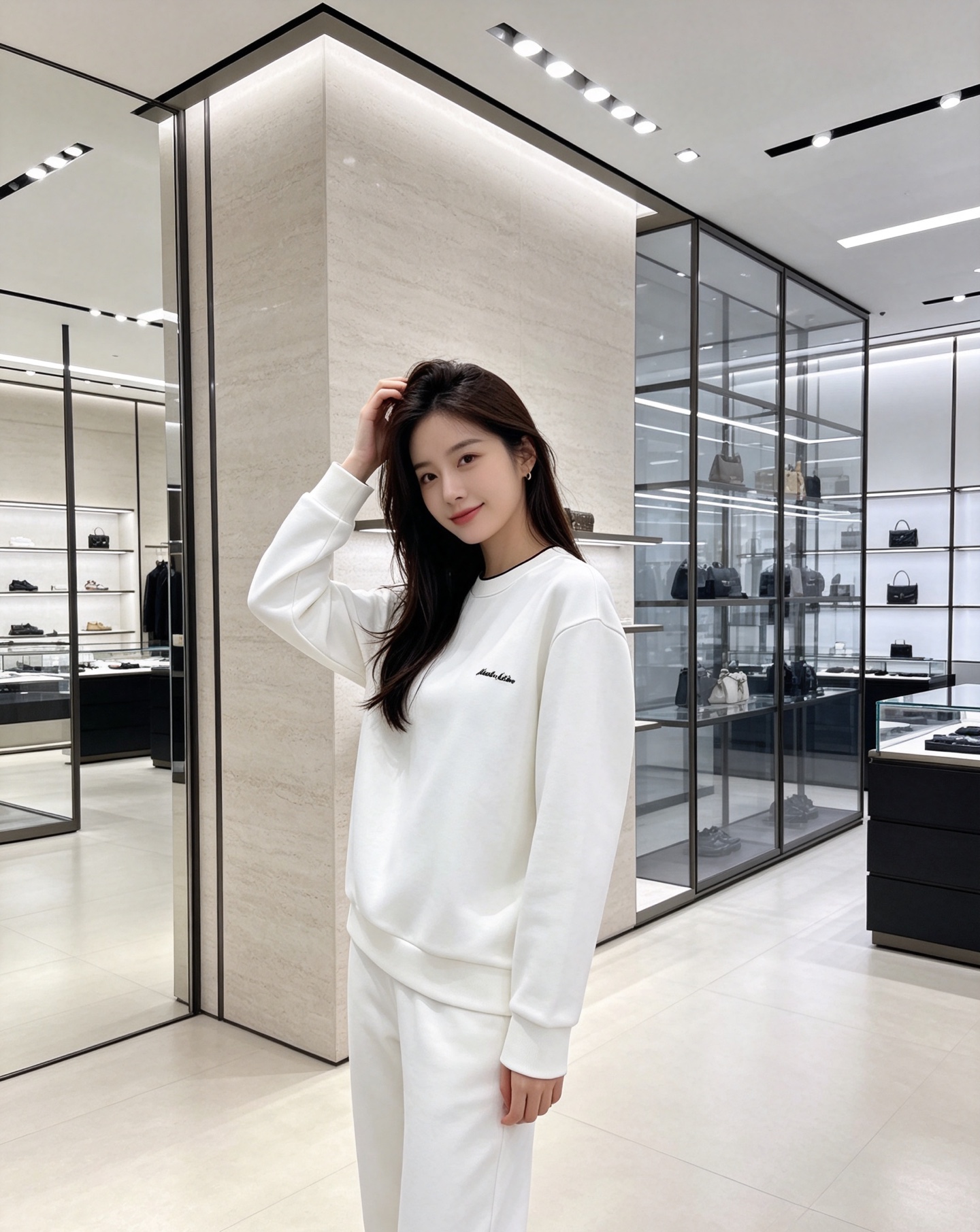 Moncler 蒙口 2026秋冬新款圆领空气层卫衣✨，原版五金辅料全套到位，采用高密空气层面料，挺括有型不易变形。领口