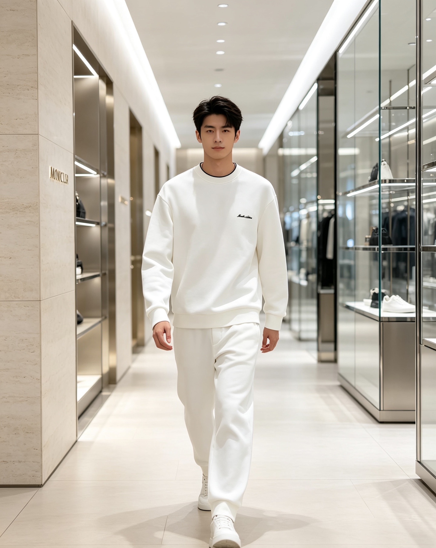 Moncler 蒙口 2026秋冬新款圆领空气层卫衣✨，原版五金辅料全套到位，采用高密空气层面料，挺括有型不易变形。领口