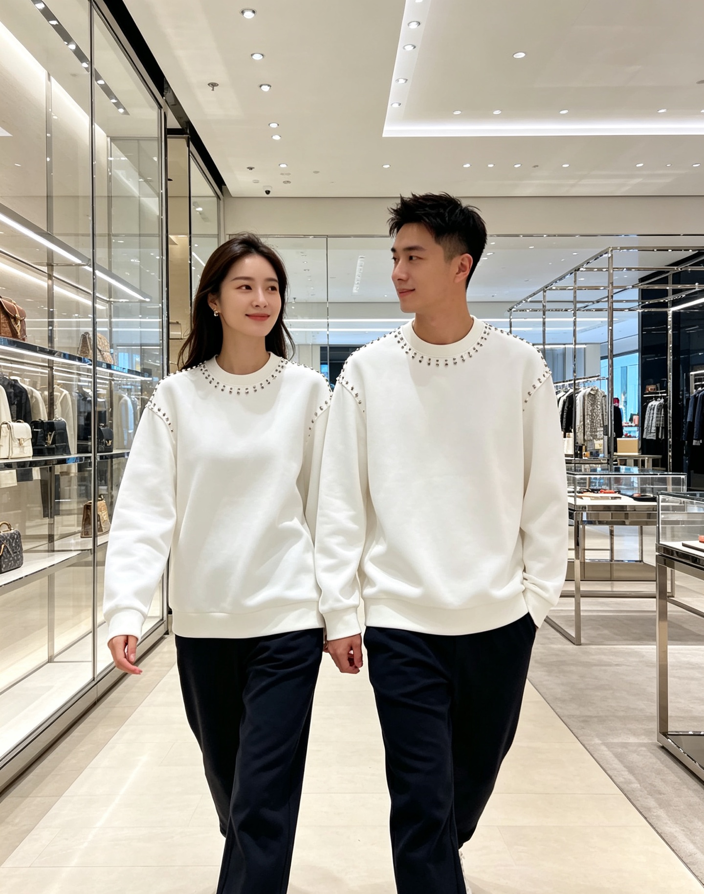 Louis Vuitton 路易威登 lv2026秋冬新款圆领空气层卫衣✨ 原版五金辅料全套到位，采用高密空气层面料，挺