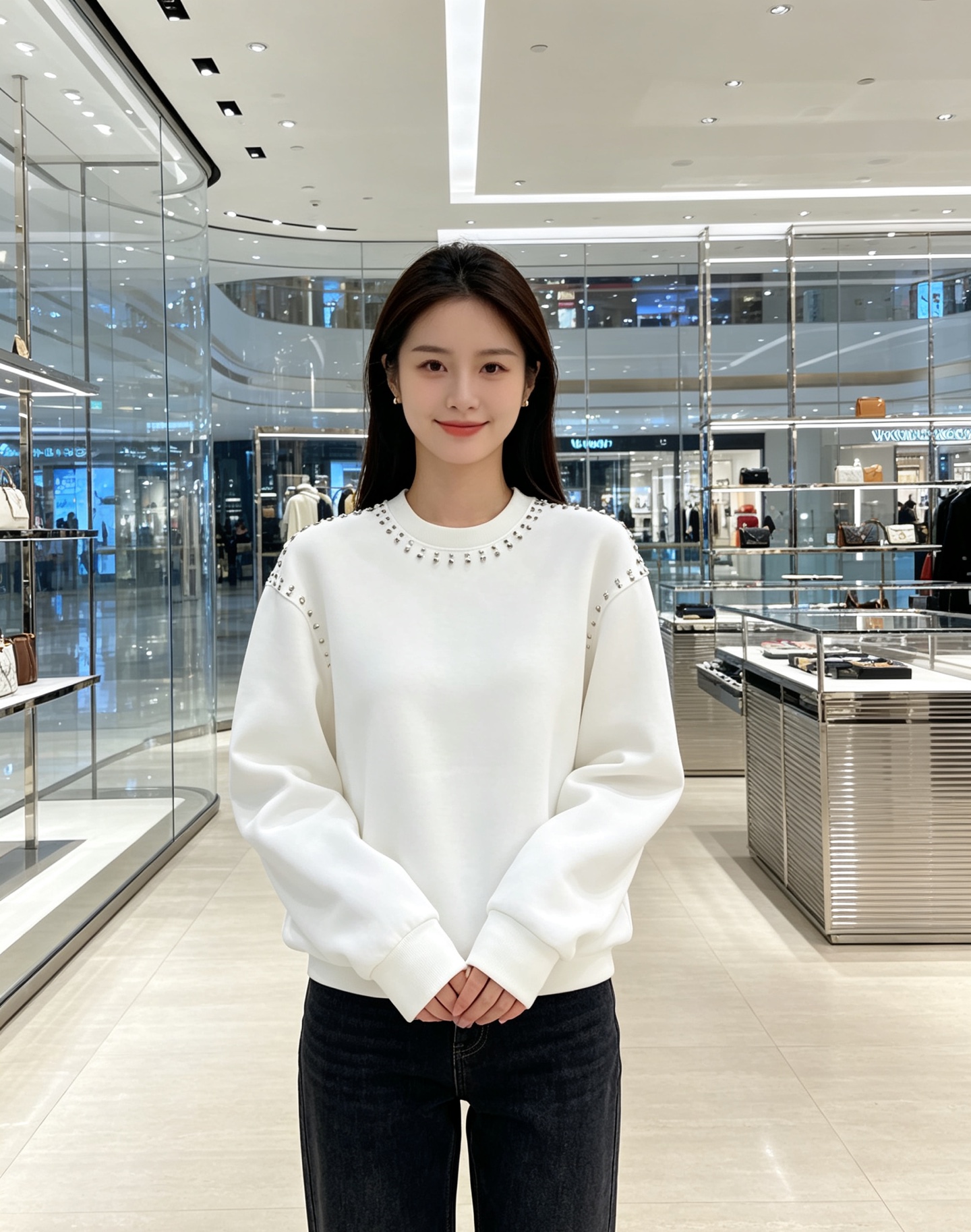 Louis Vuitton 路易威登 lv2026秋冬新款圆领空气层卫衣✨ 原版五金辅料全套到位，采用高密空气层面料，挺