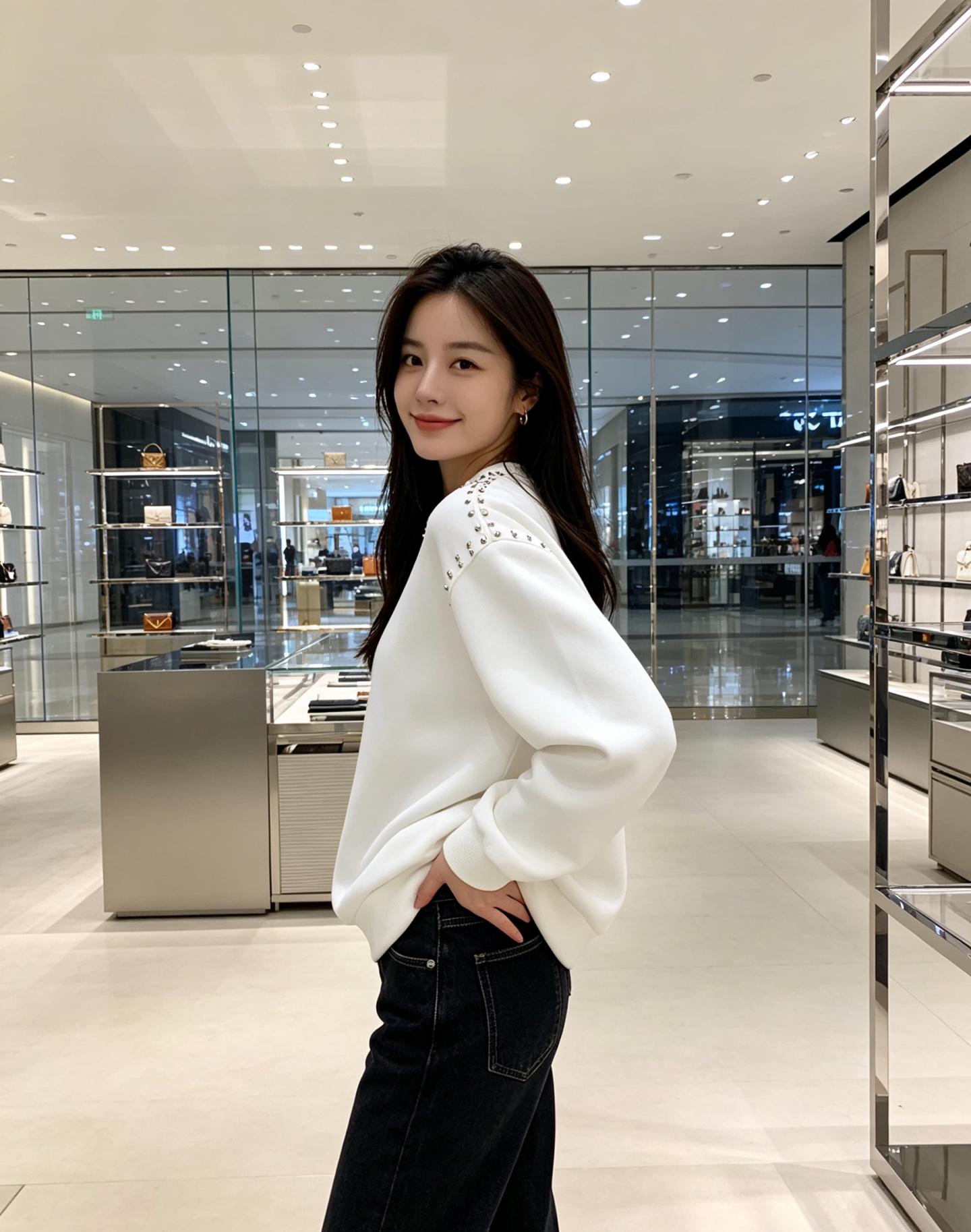 Louis Vuitton 路易威登 lv2026秋冬新款圆领空气层卫衣✨ 原版五金辅料全套到位，采用高密空气层面料，挺