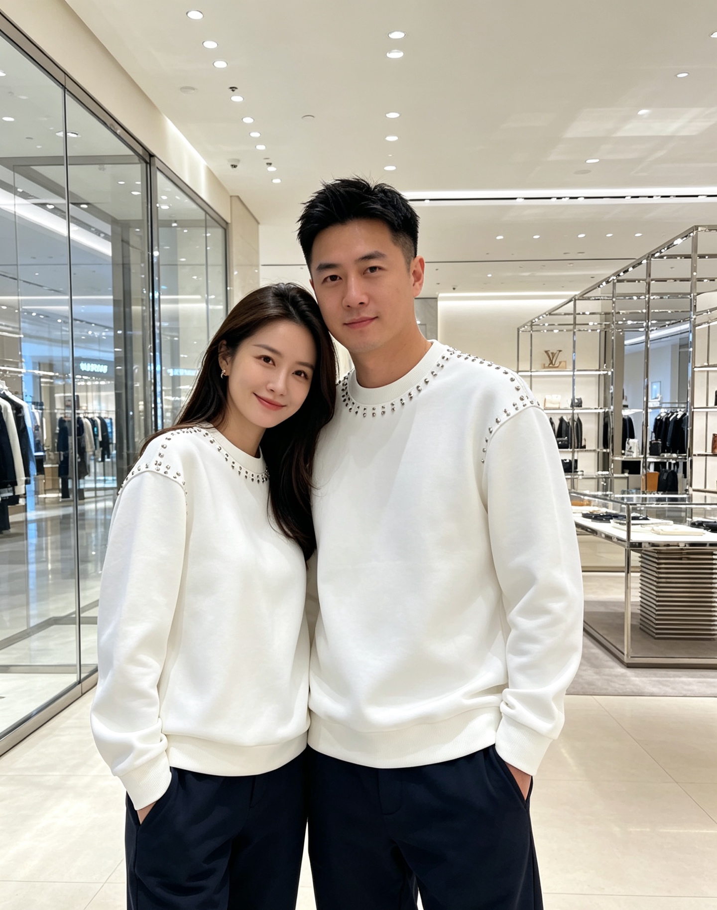 Louis Vuitton 路易威登 lv2026秋冬新款圆领空气层卫衣✨ 原版五金辅料全套到位，采用高密空气层面料，挺