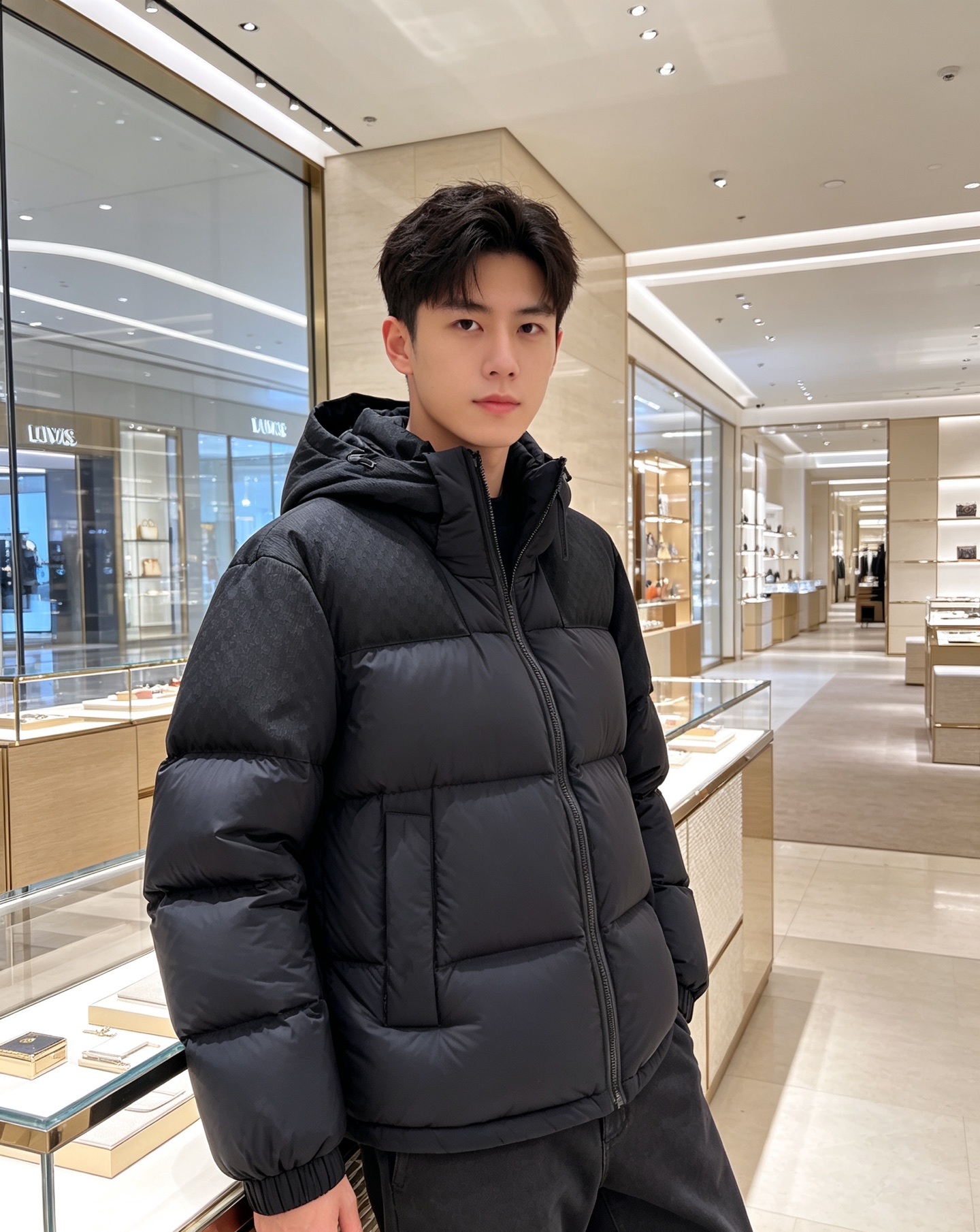 LV 2026秋冬爆款拼色老花羽绒服三色齐发 重磅分仓锁绒工艺,上身蓬松轻盈,完全不显臃肿 肩部暗纹老花拼接设计,低调有 LV 2026秋冬爆款拼色老花羽绒服三色齐发 重磅分仓锁绒工艺,上身蓬松轻盈,完全不显臃肿 肩部暗纹老花拼接设计,低调有